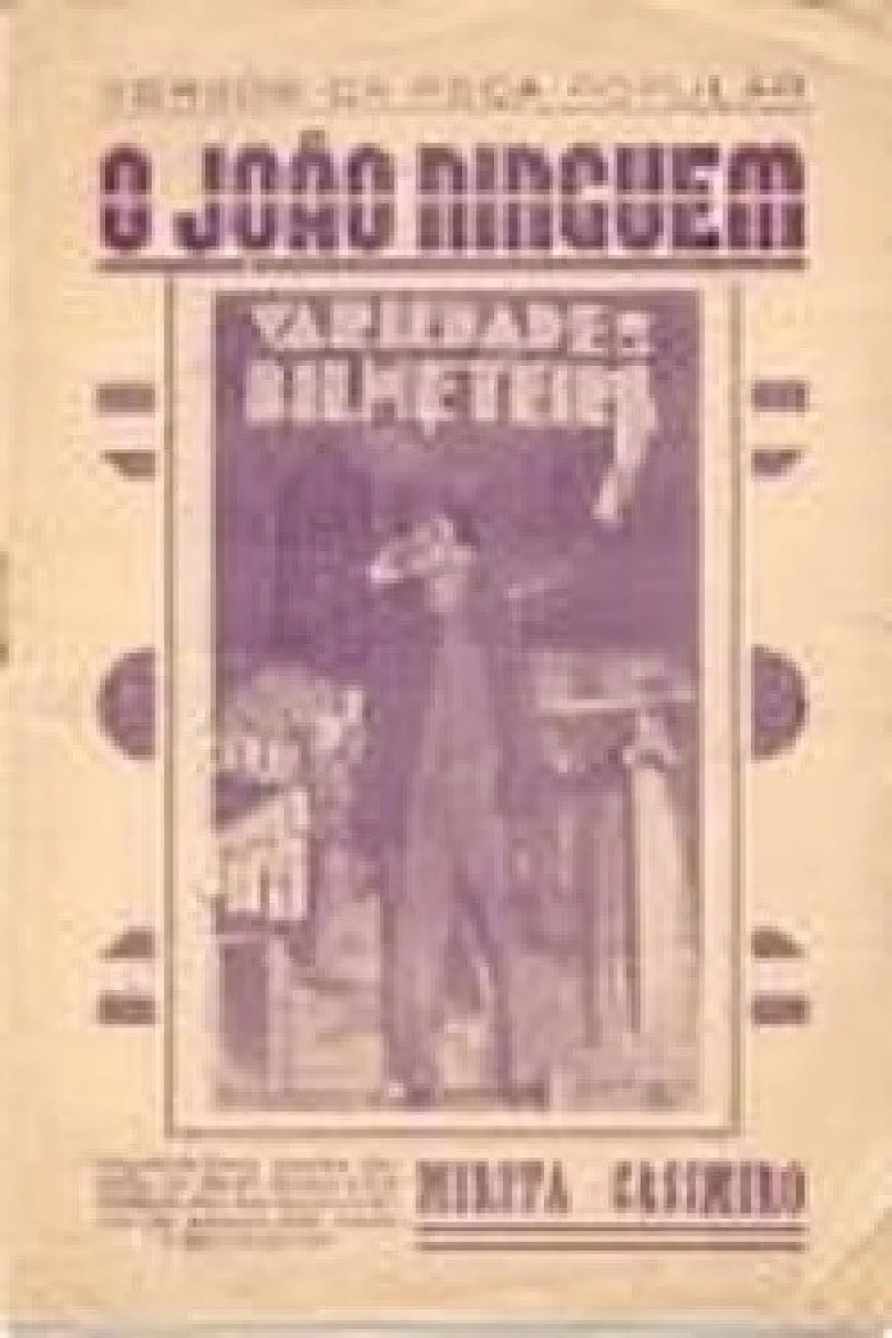 Plakat filmowy "João Ninguém"