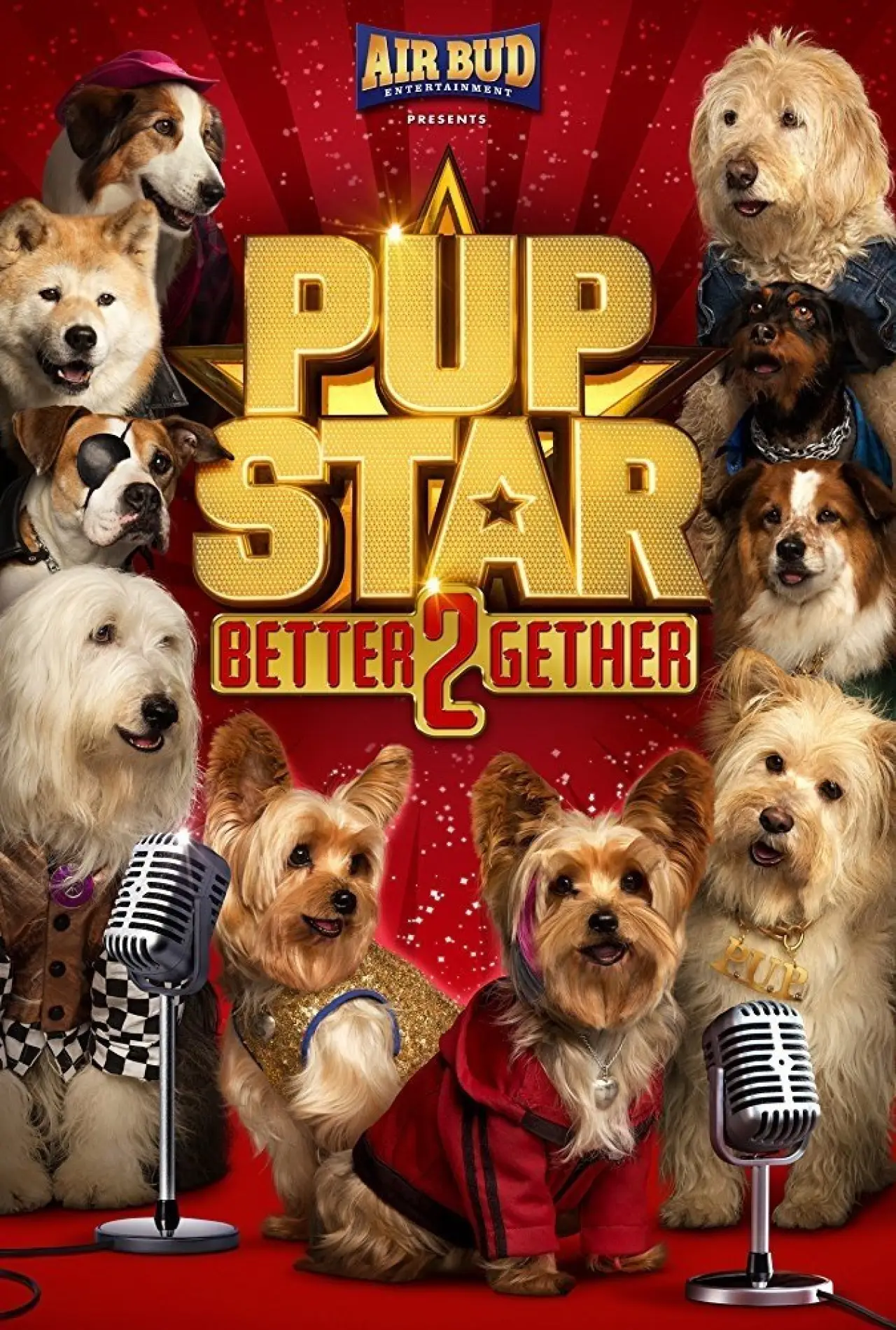 Plakat filmowy "Pup Star: Razem raźniej"
