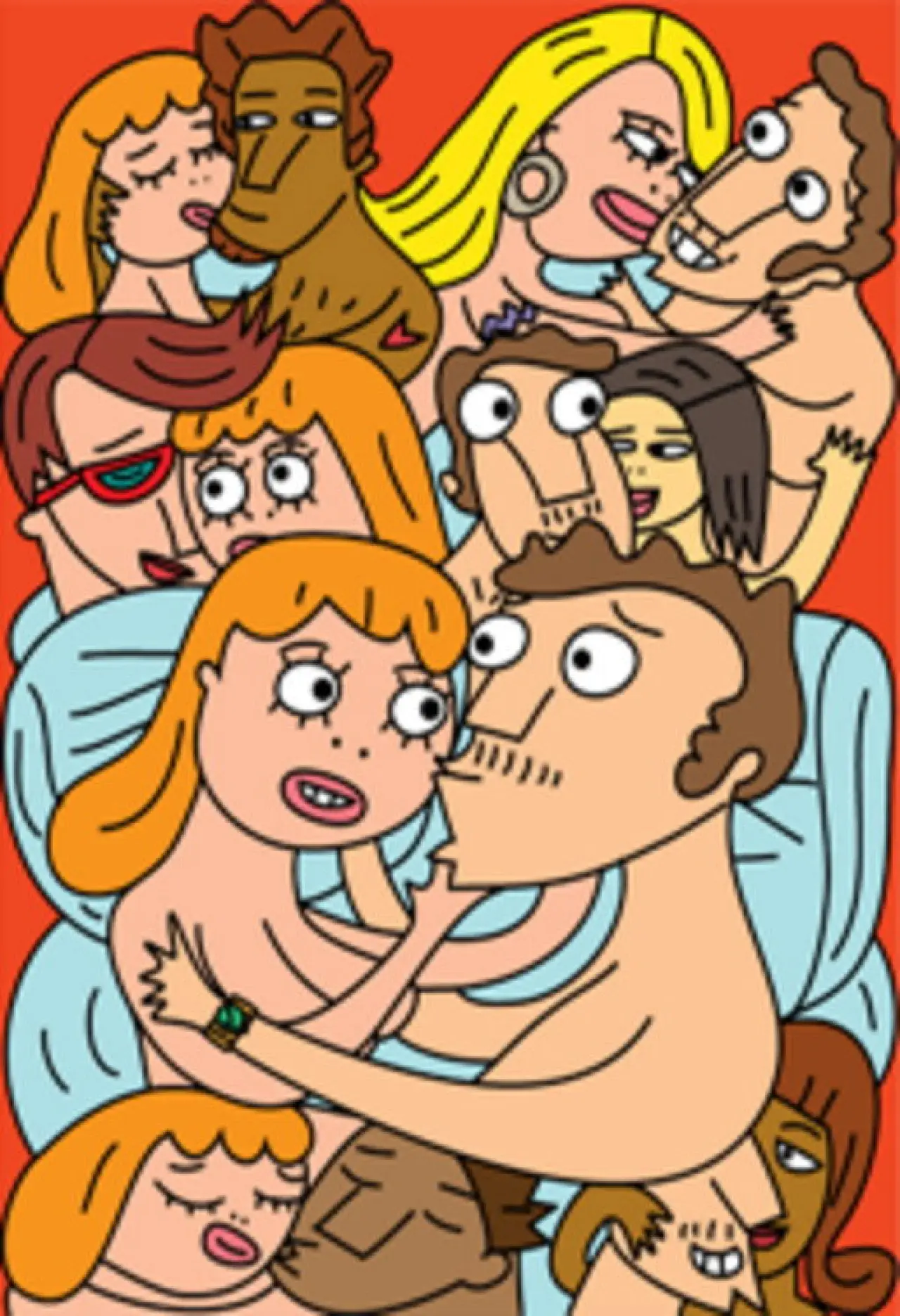 Plakat filmowy "Poliamor"