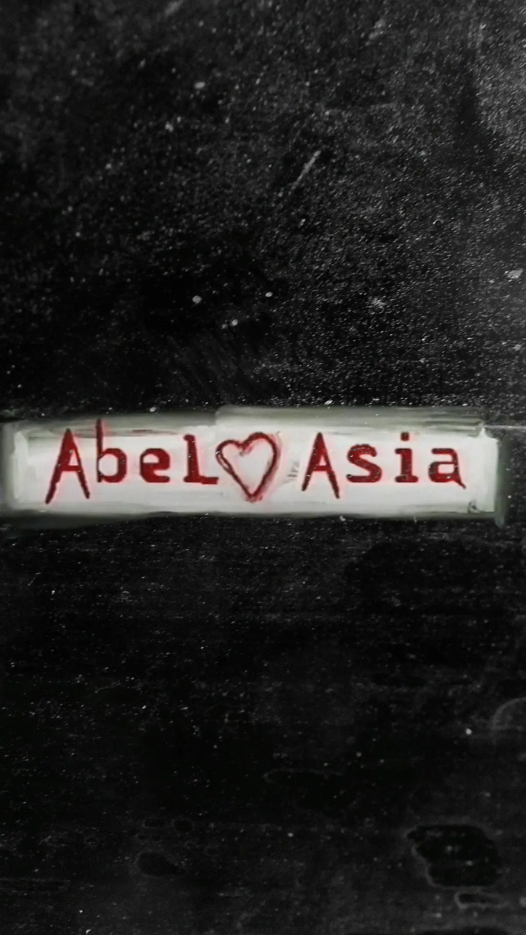 Plakat filmowy "Abel/Asia"