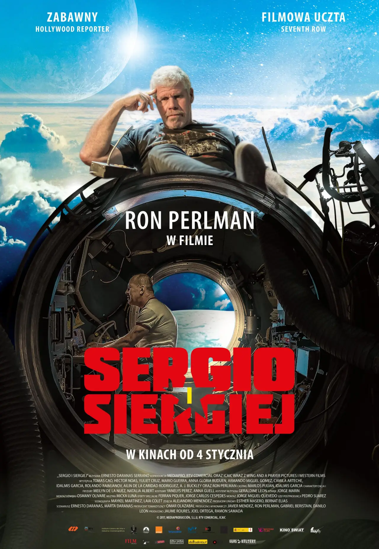 Plakat filmowy "Sergio i Siergiej"