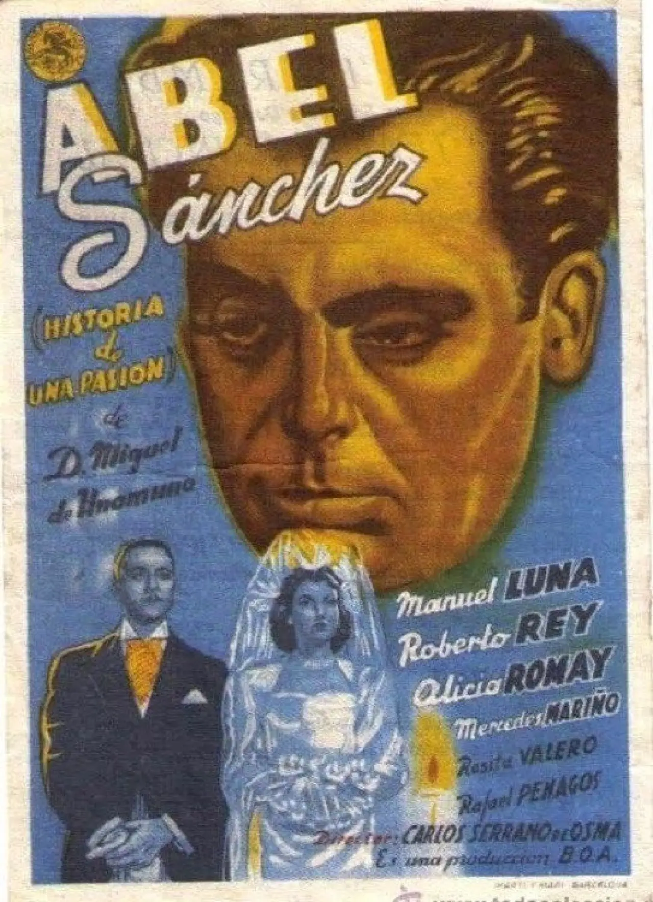Plakat filmowy "Abel Sánchez"