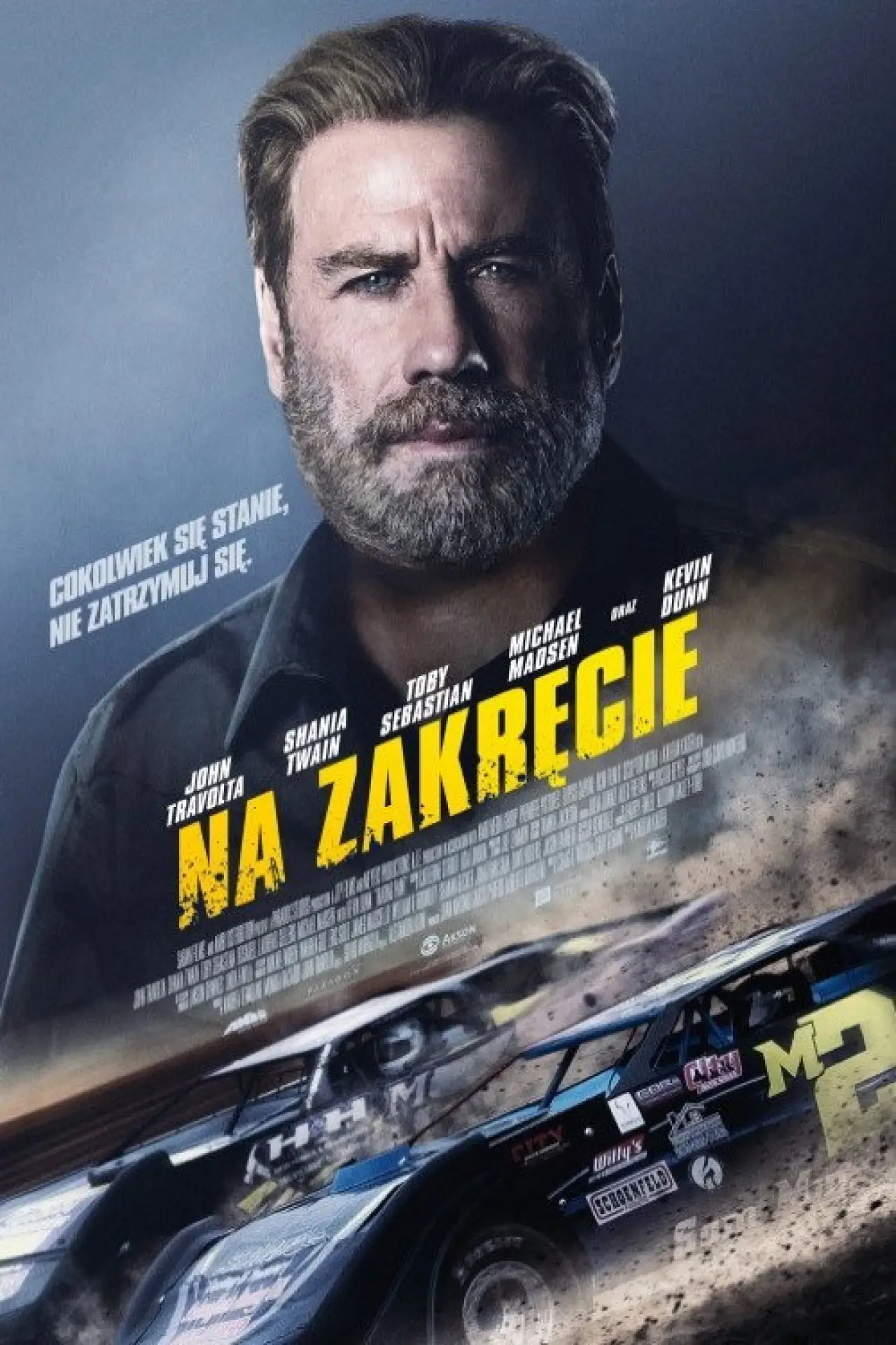 Plakat filmowy "Na zakręcie"