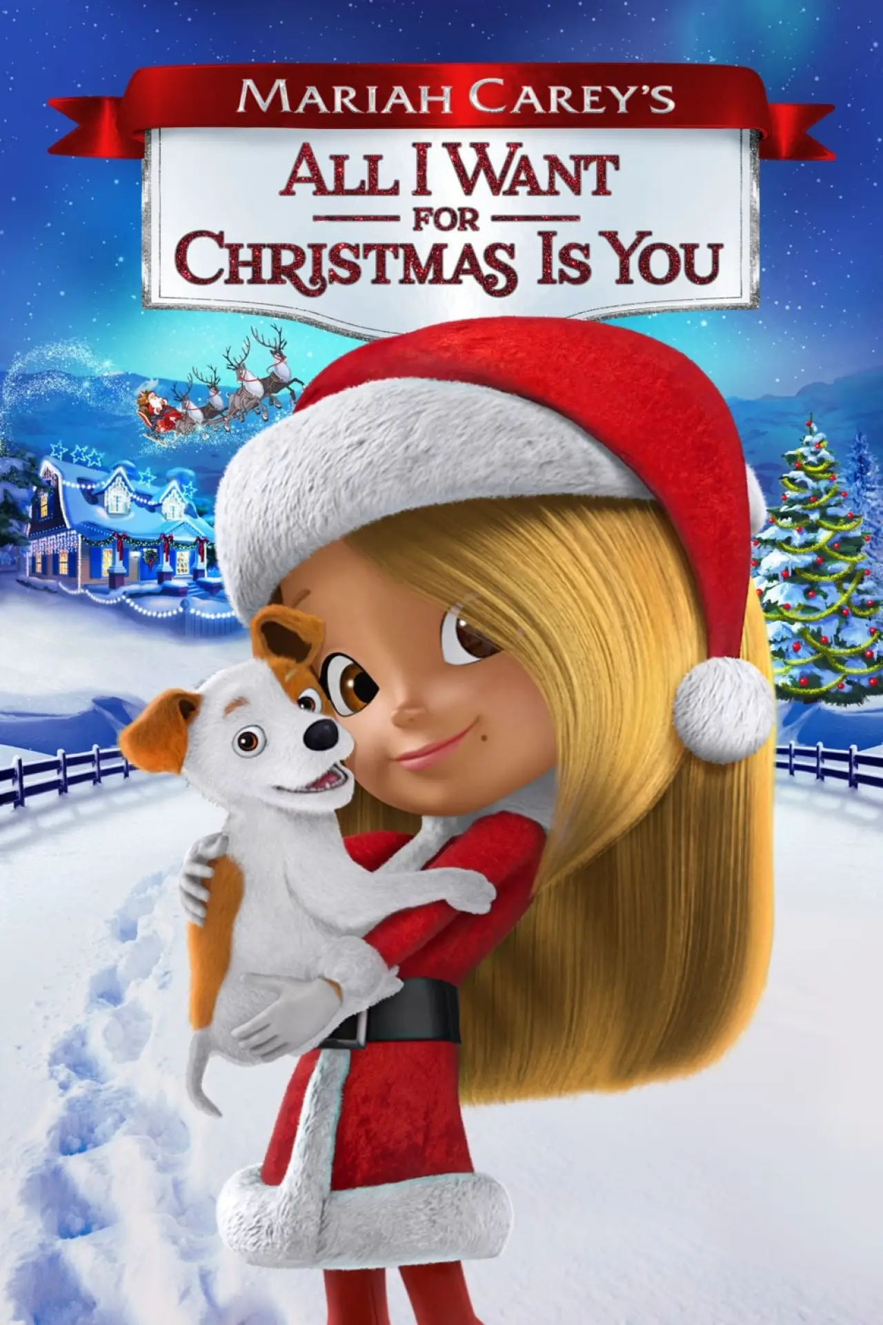 Plakat filmowy "Mariah Carey. Świąteczne życzenie"