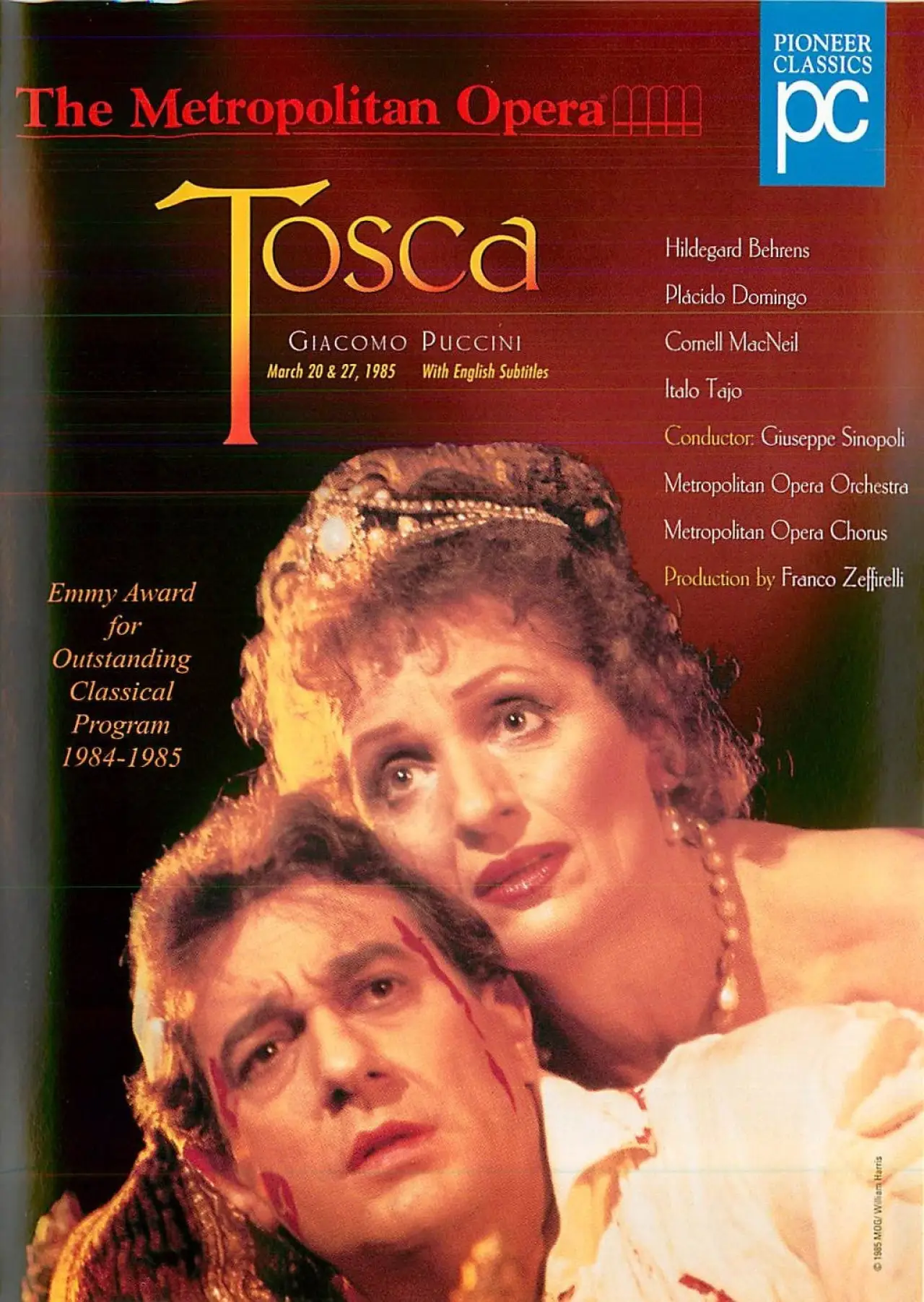 Plakat filmowy "Tosca"