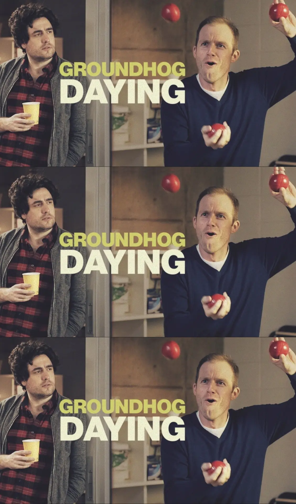 Plakat filmowy "Groundhog Daying"