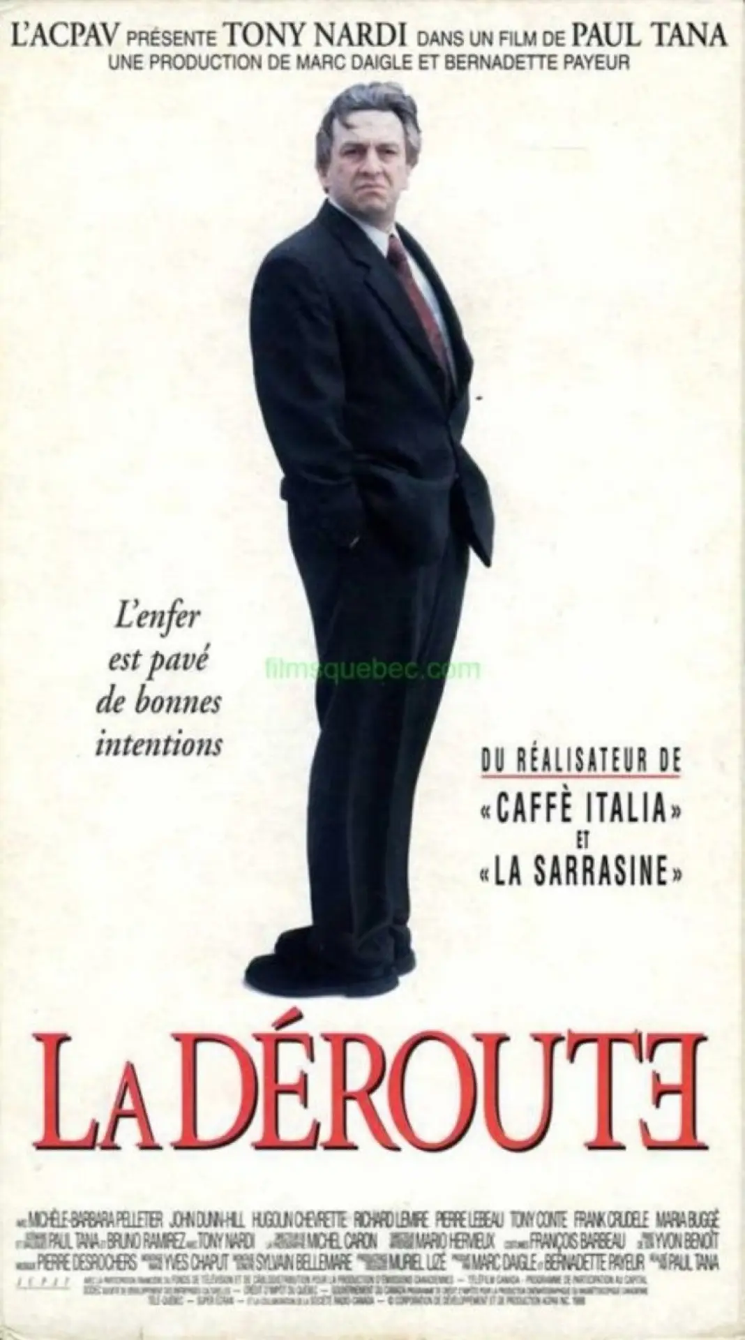 Plakat filmowy "La déroute"