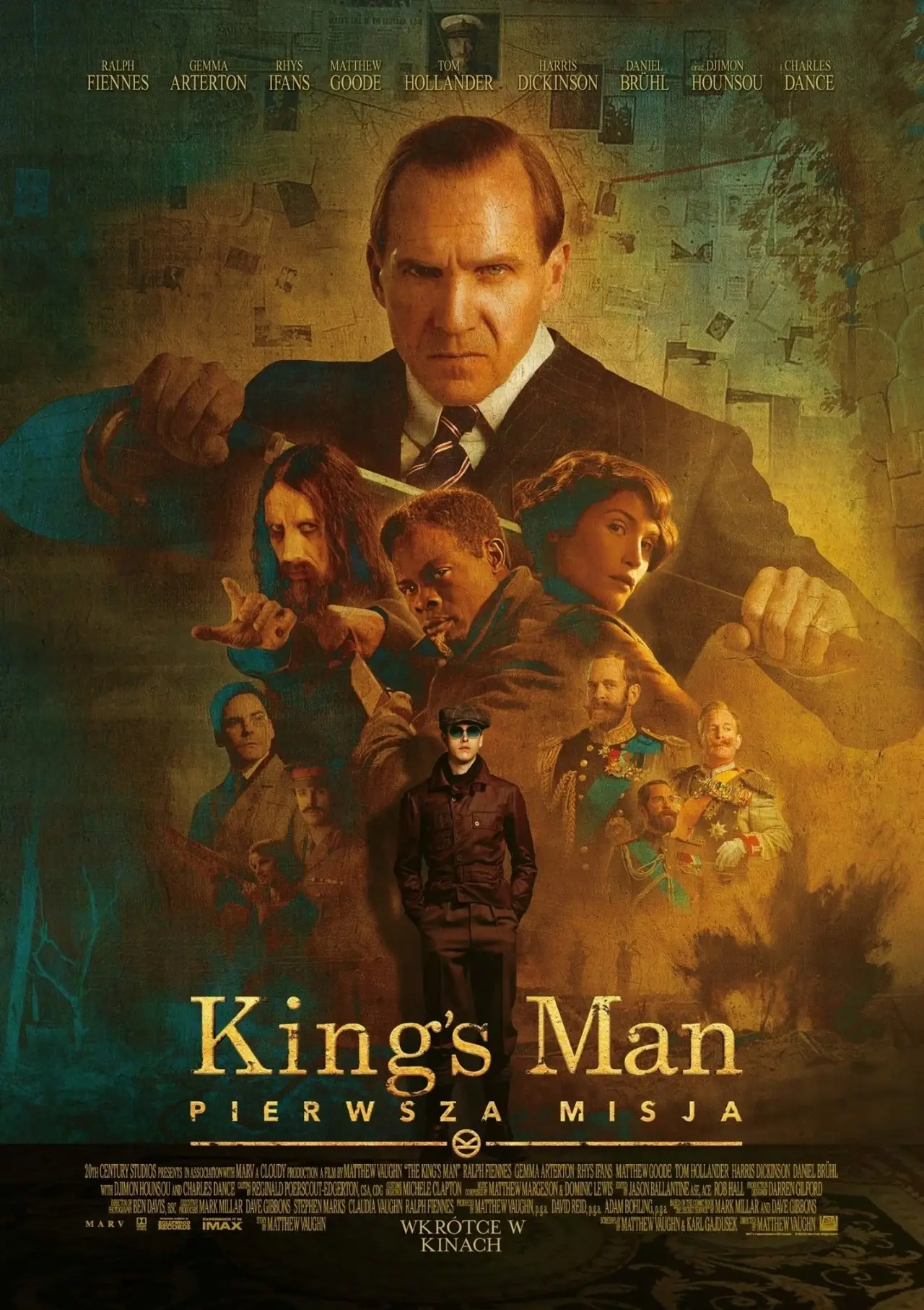 Plakat filmowy "King’s Man. Pierwsza misja"