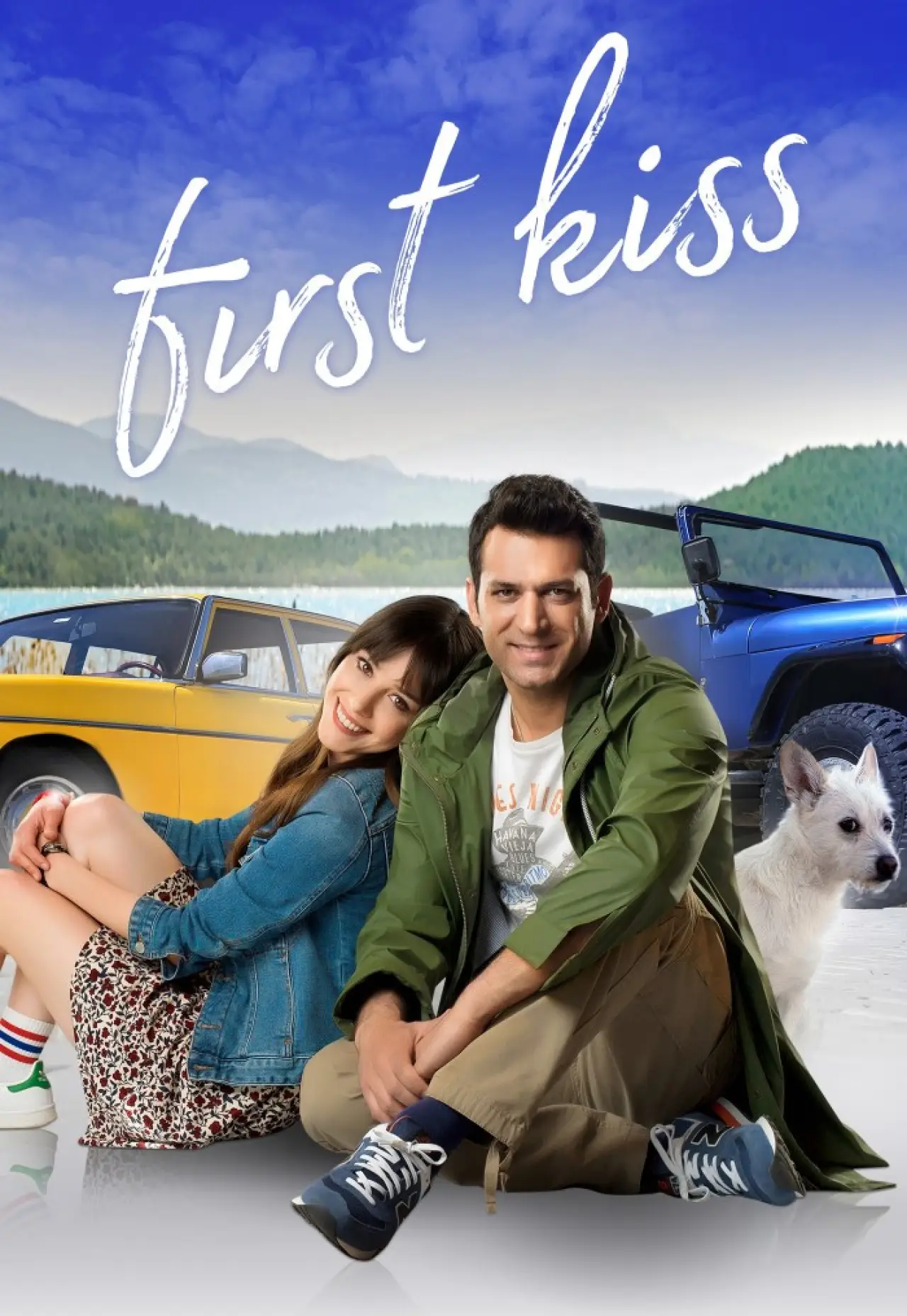 Plakat filmowy "Pierwszy pocałunek"