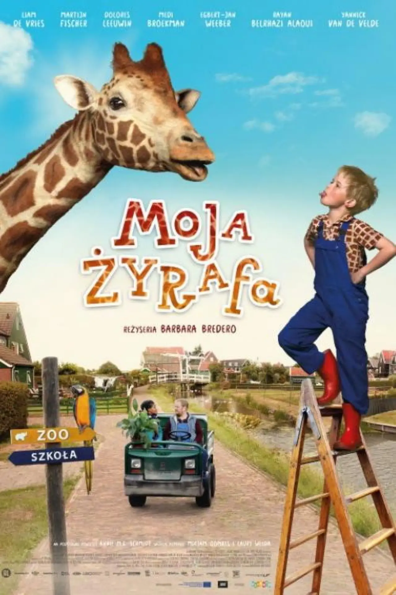 Plakat filmowy "Moja Żyrafa"