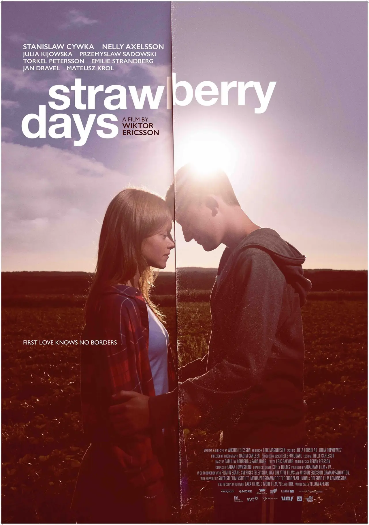 Plakat filmowy "Truskawkowe dni"