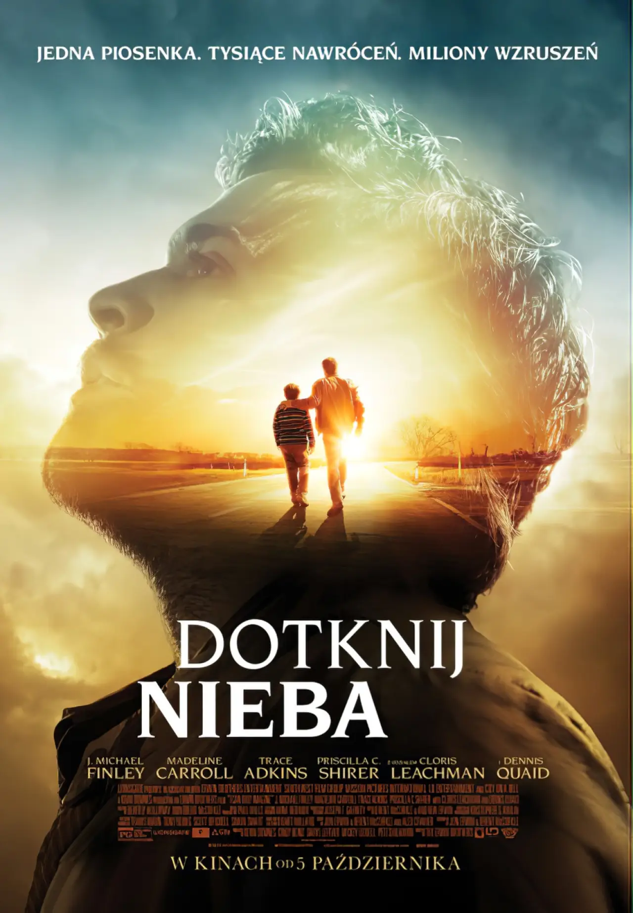 Plakat filmowy "Dotknij nieba"