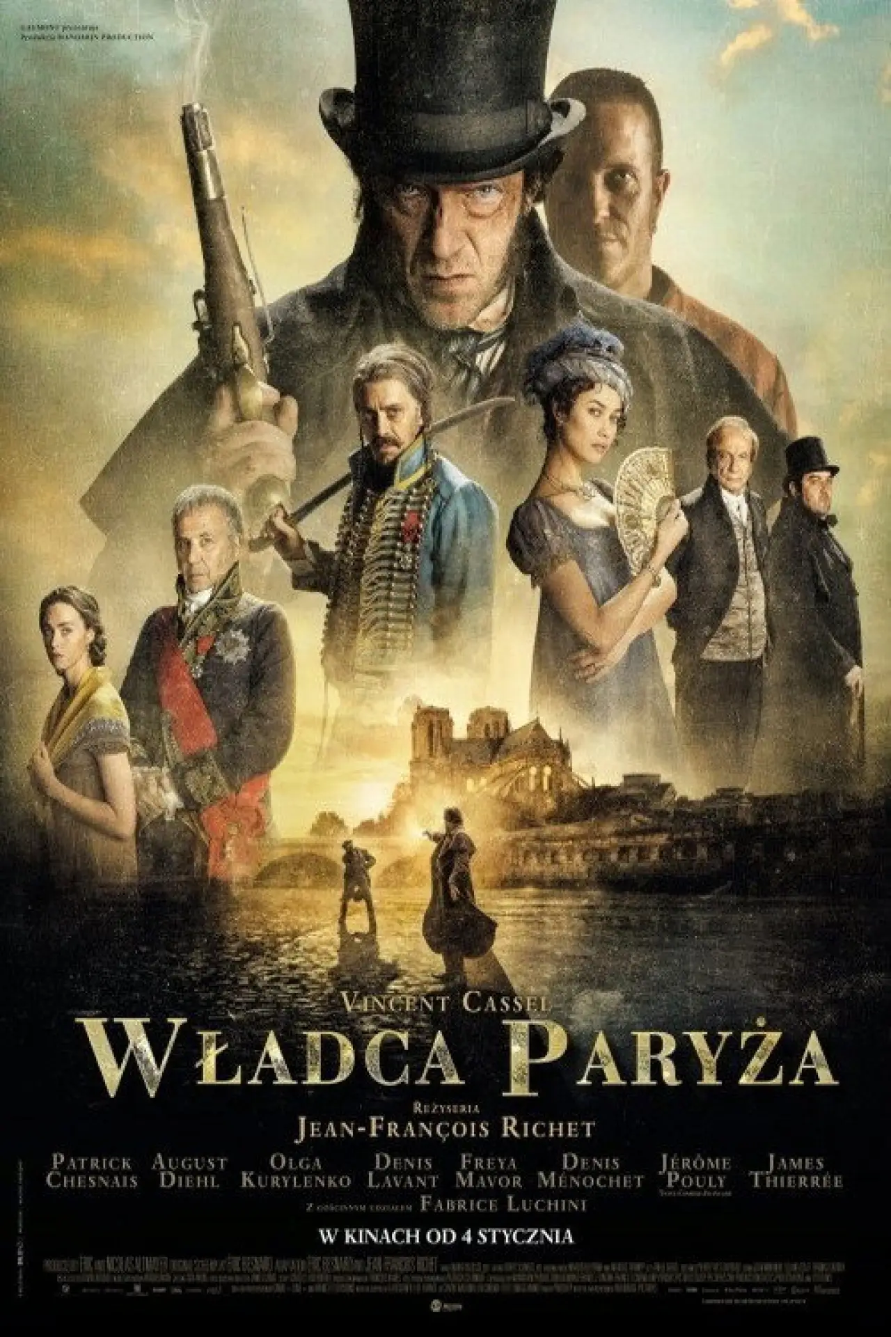 Plakat filmowy "Władca Paryża"