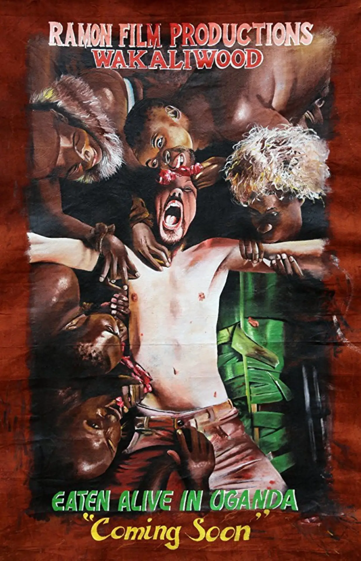 Plakat filmowy "Eaten Alive in Uganda"