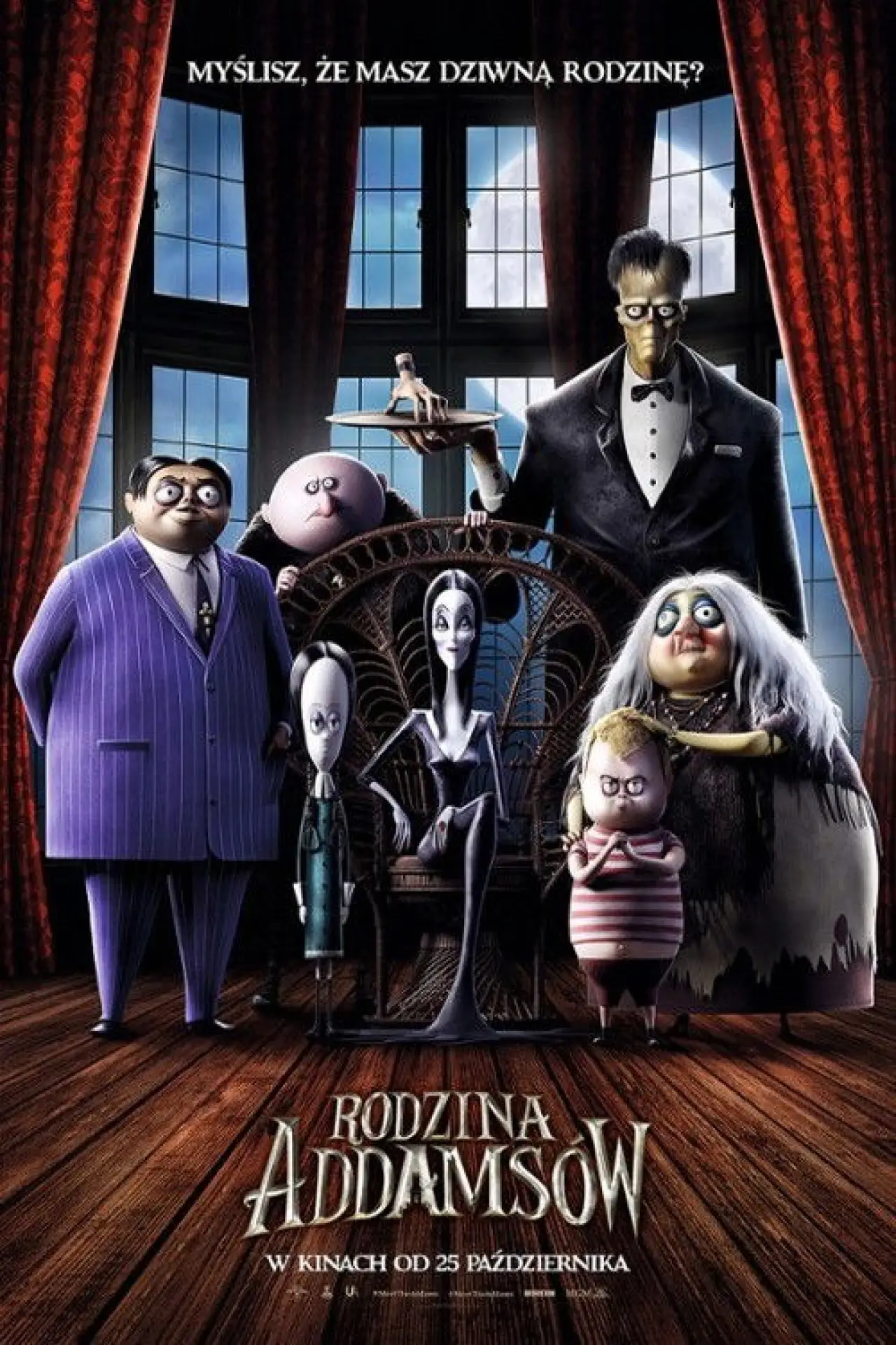 Plakat filmowy "Rodzina Addamsów"