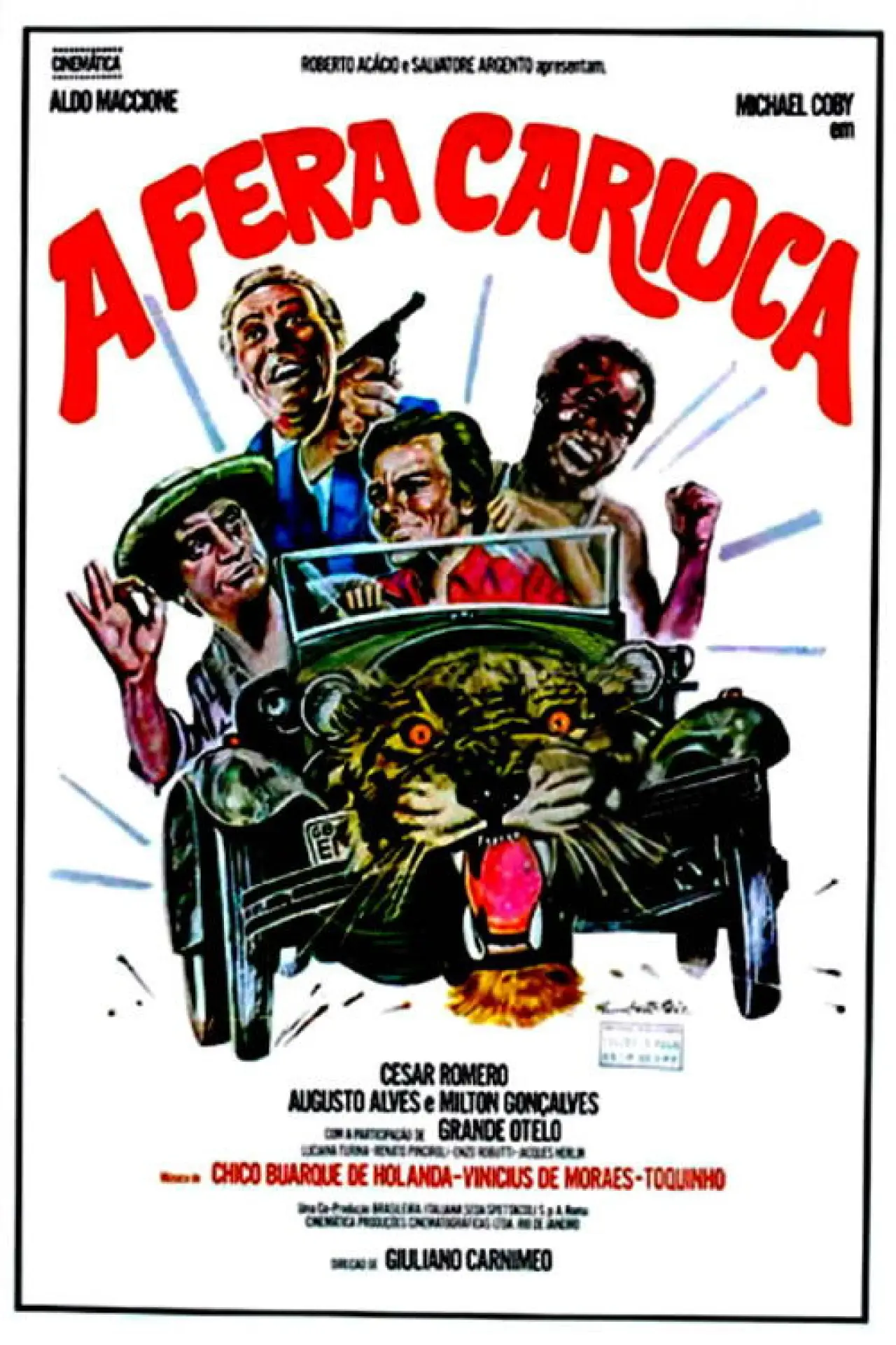 Plakat filmowy "Carioca Tigre"