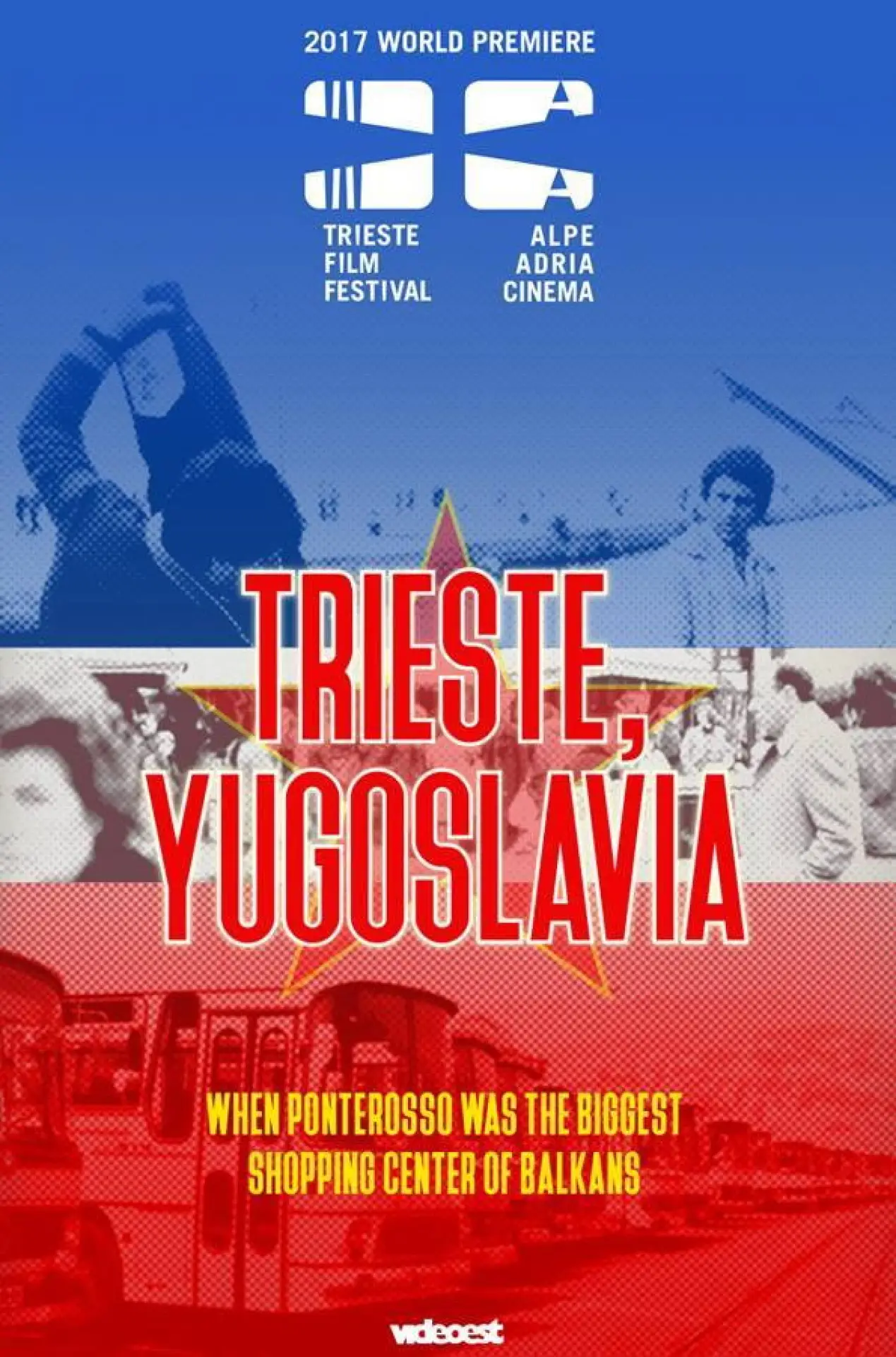 Plakat filmowy "Trst, Jugoslavija"