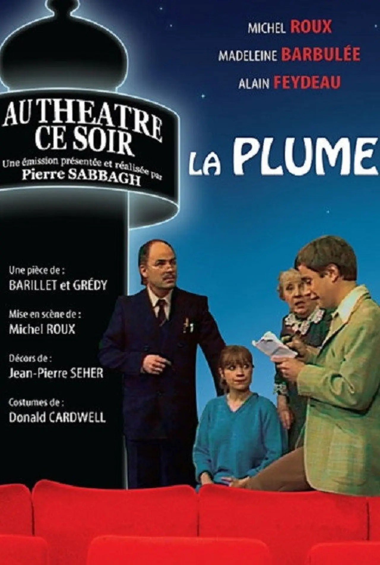 Plakat filmowy "La Plume"