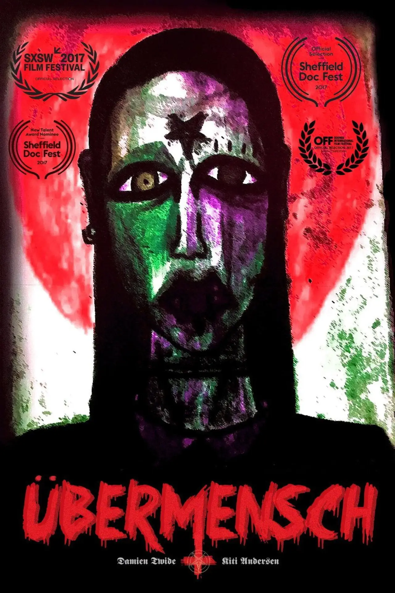 Plakat filmowy "Übermensch"