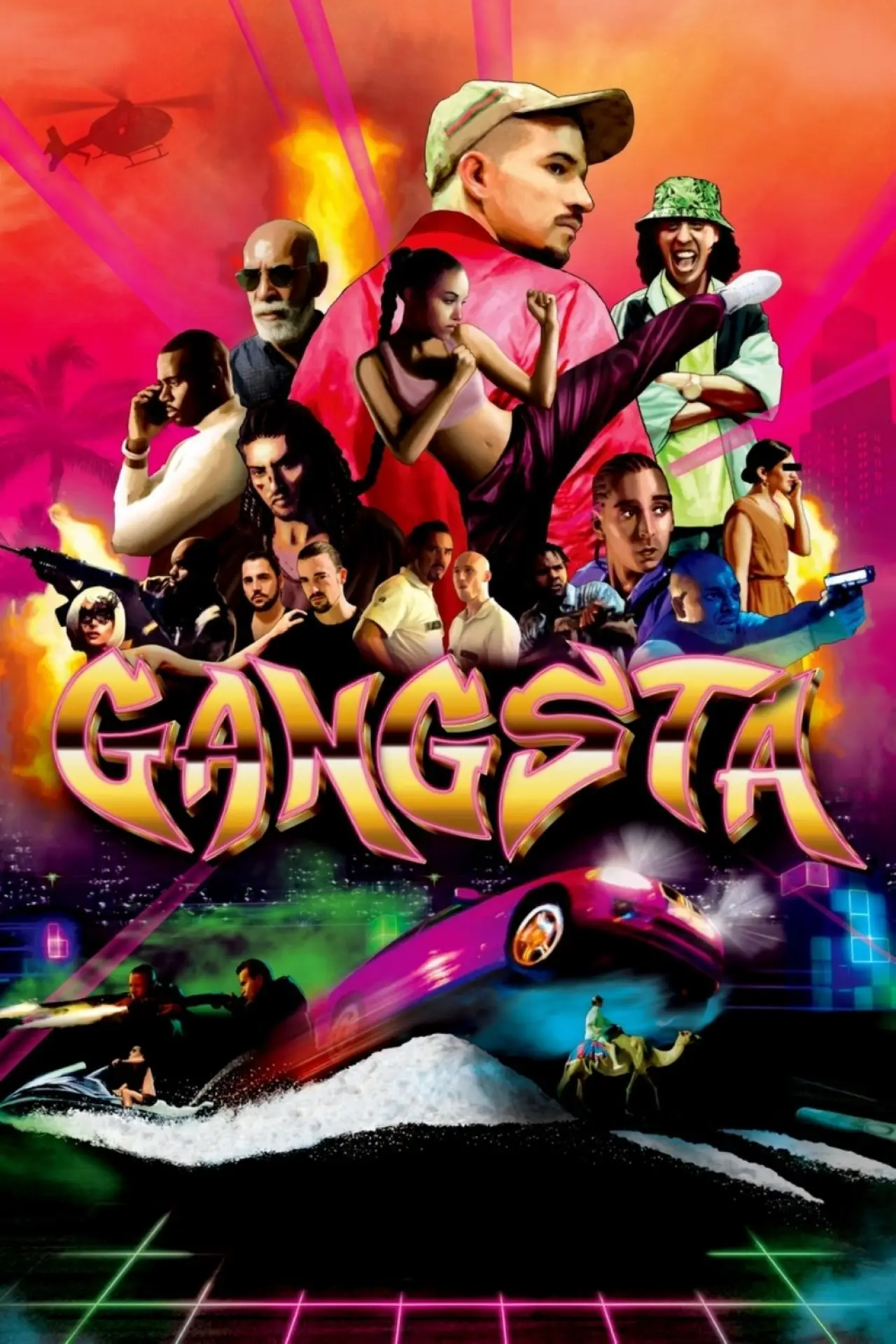 Plakat filmowy "Gangsta"