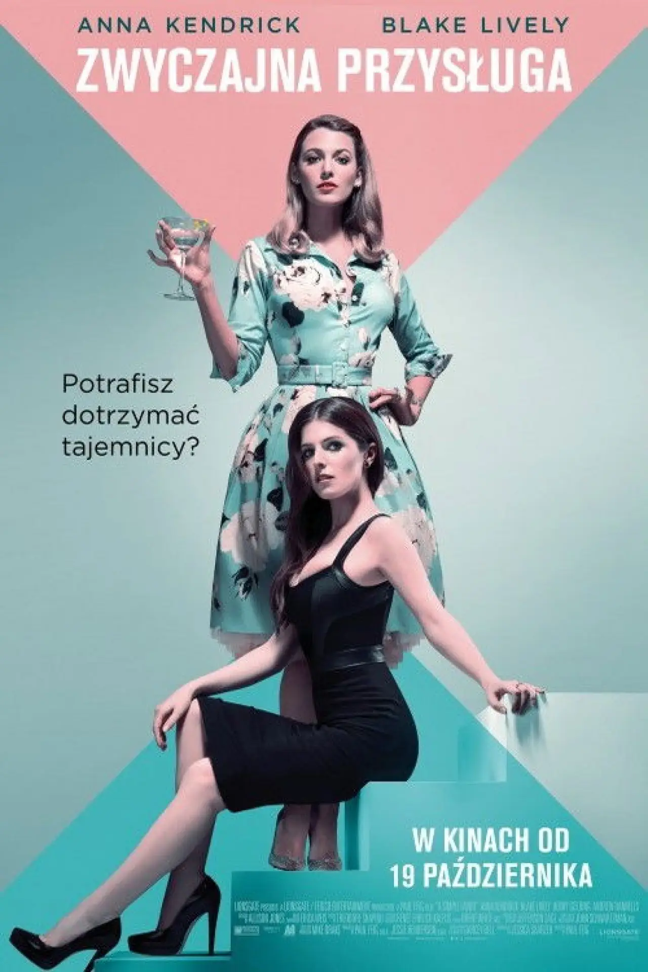 Plakat filmowy "Zwyczajna przysługa"