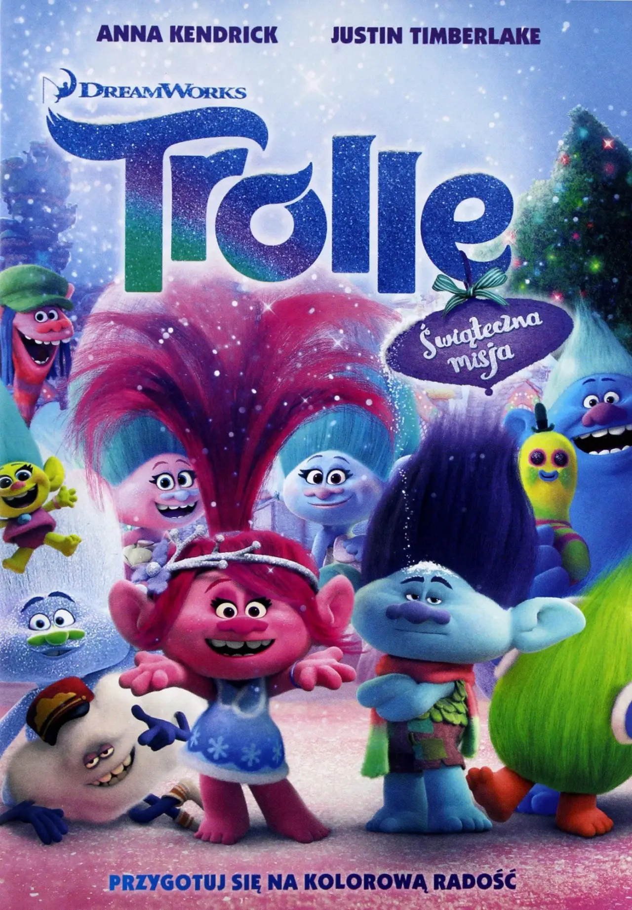 Plakat filmowy "Trolle: Świąteczna misja"