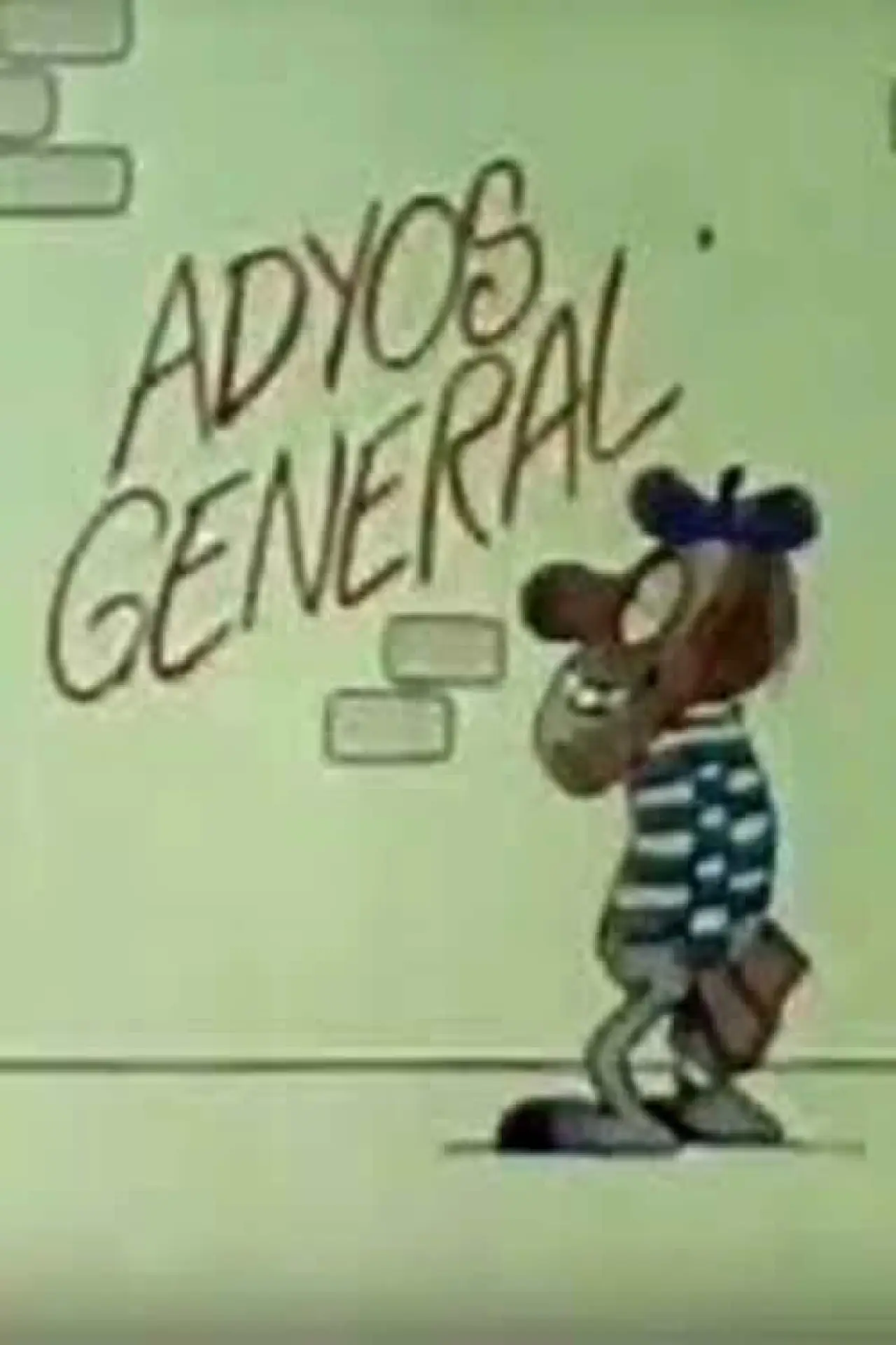 Plakat filmowy "Adyós, General"