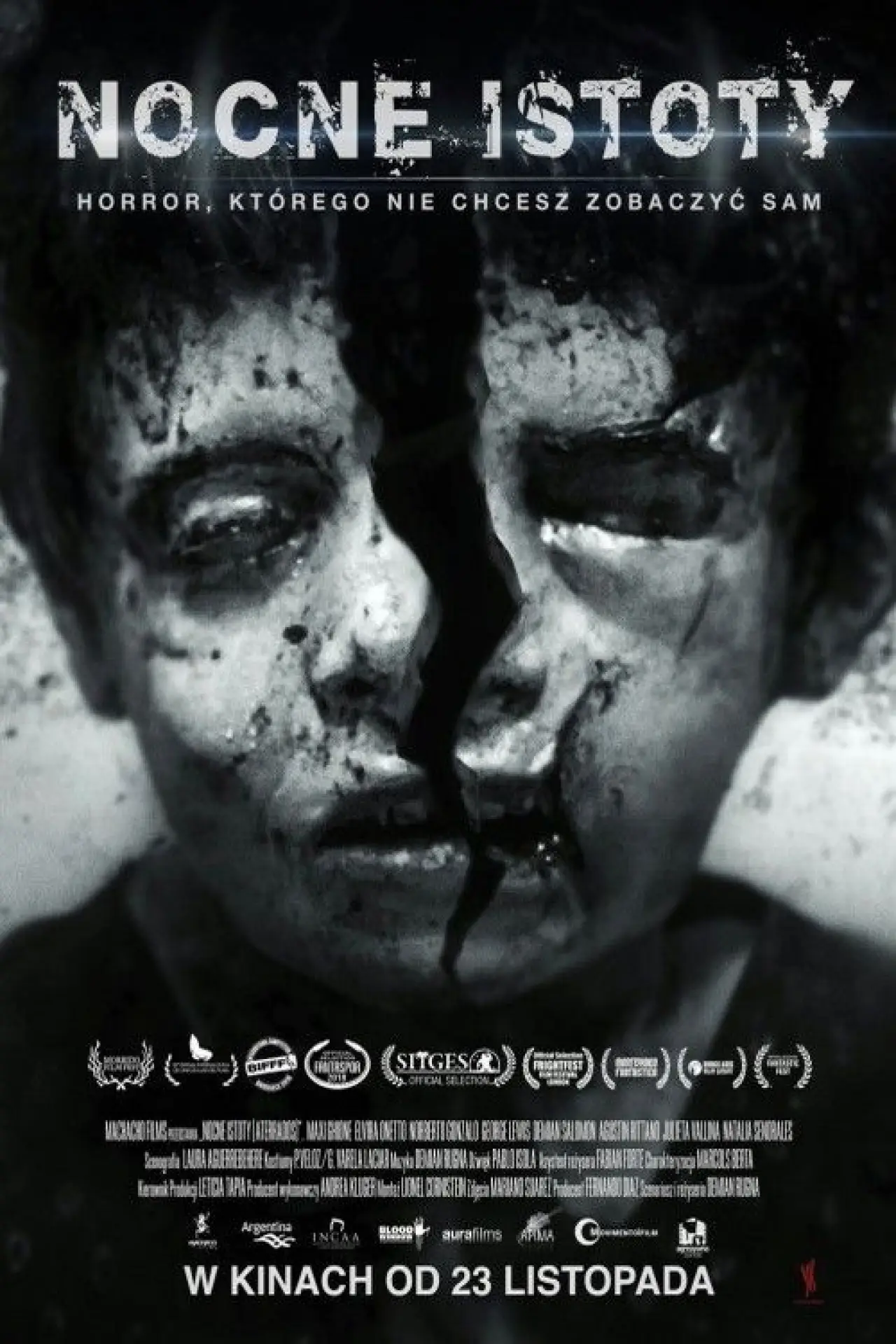 Plakat filmowy "Nocne istoty"
