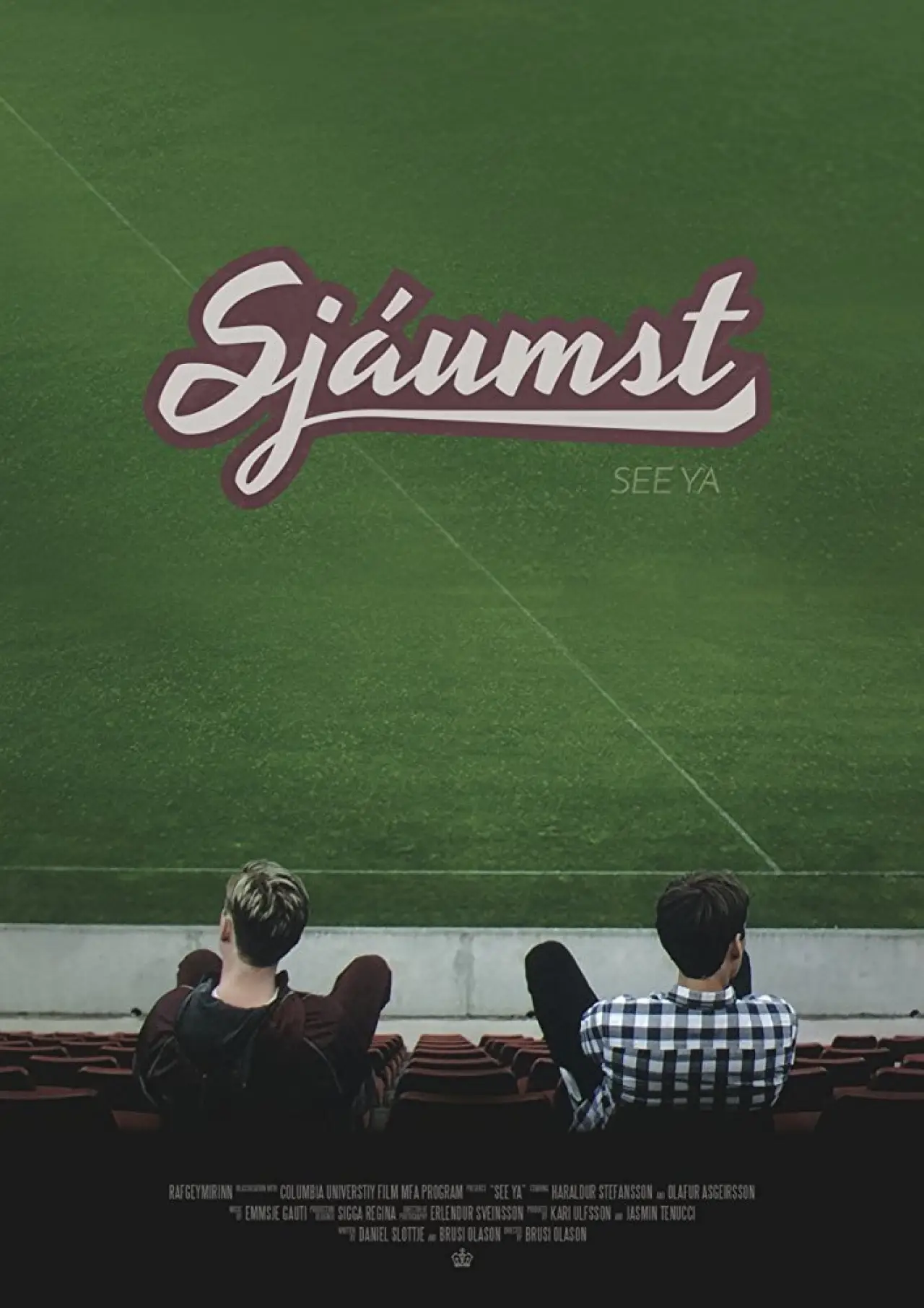 Plakat filmowy "Sjáumst"