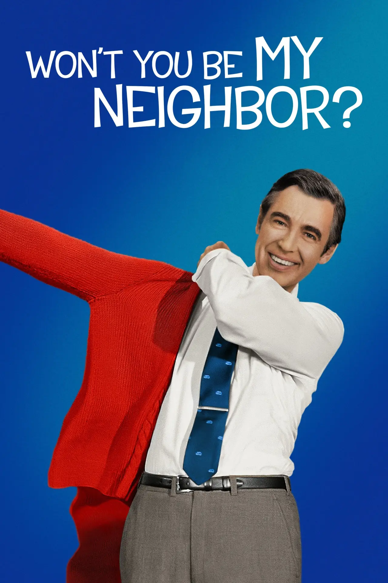 Plakat filmowy "W odwiedzinach u pana Rogersa"