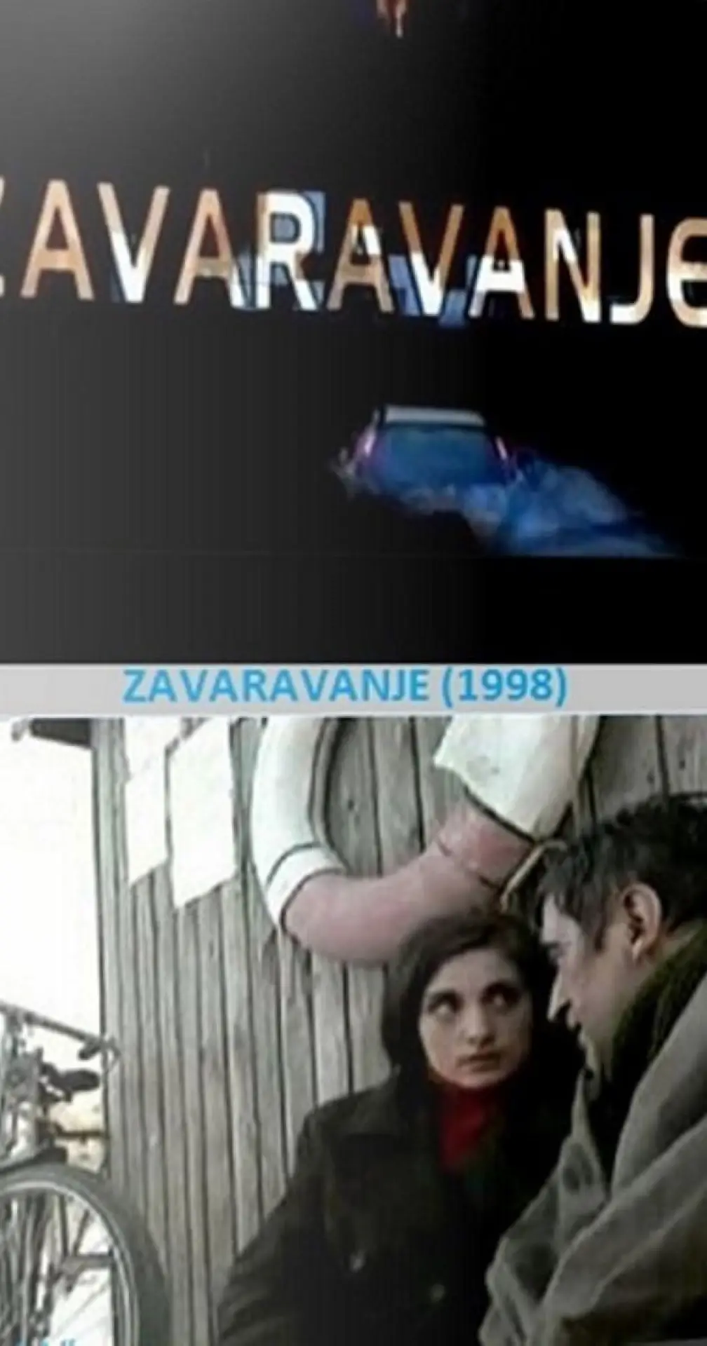 Plakat filmowy "Zavaravanje"