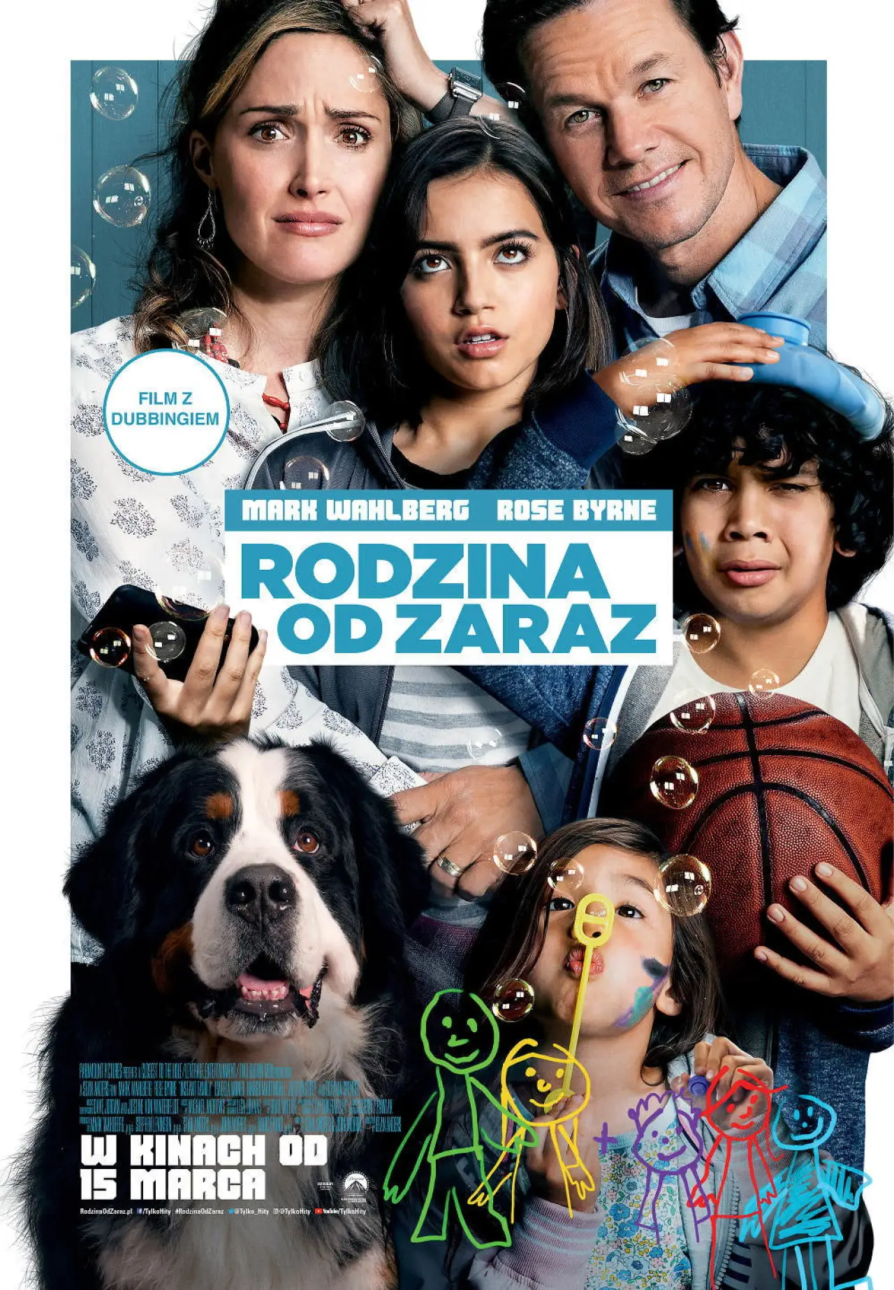 Plakat filmowy "Rodzina od zaraz"
