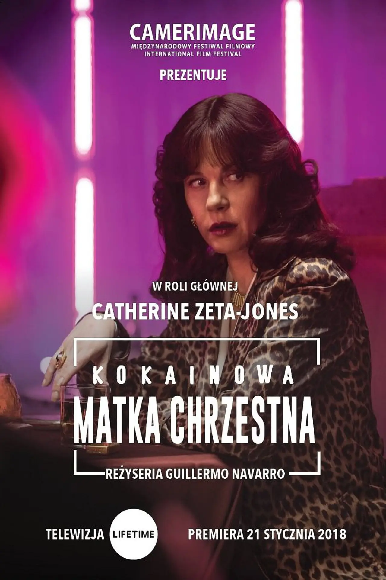 Plakat filmowy "Kokainowa matka chrzestna"