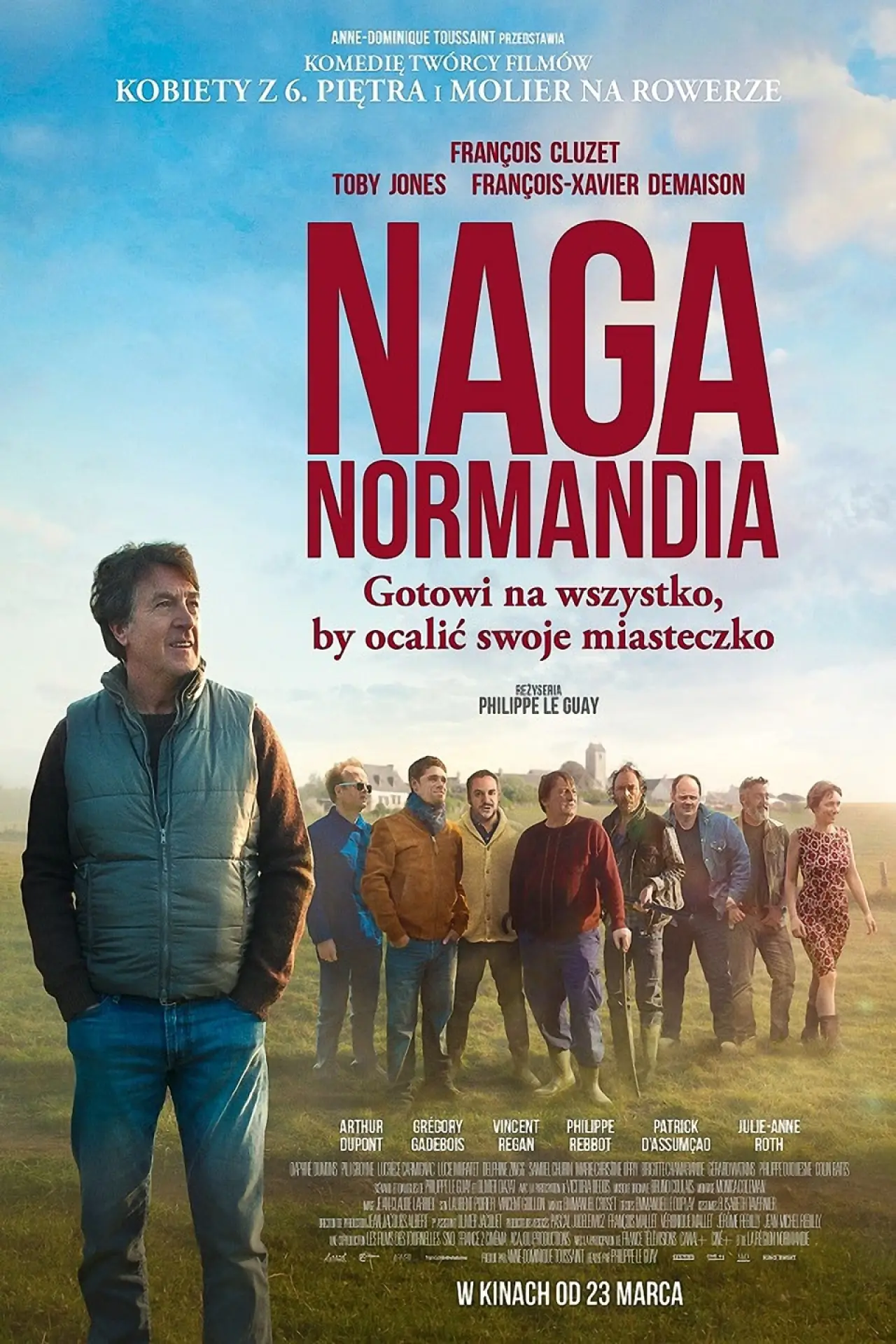 Plakat filmowy "Naga Normandia"