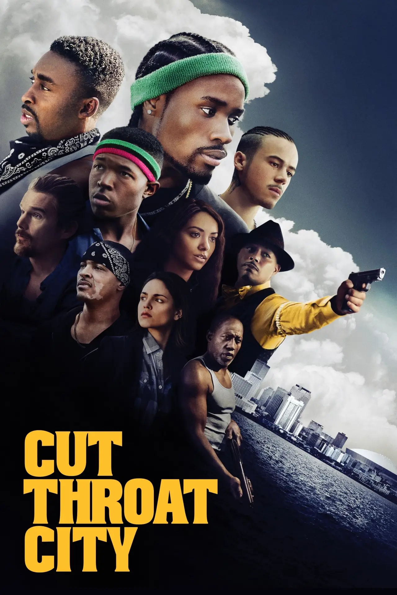Plakat filmowy "Bezlitosne miasto"