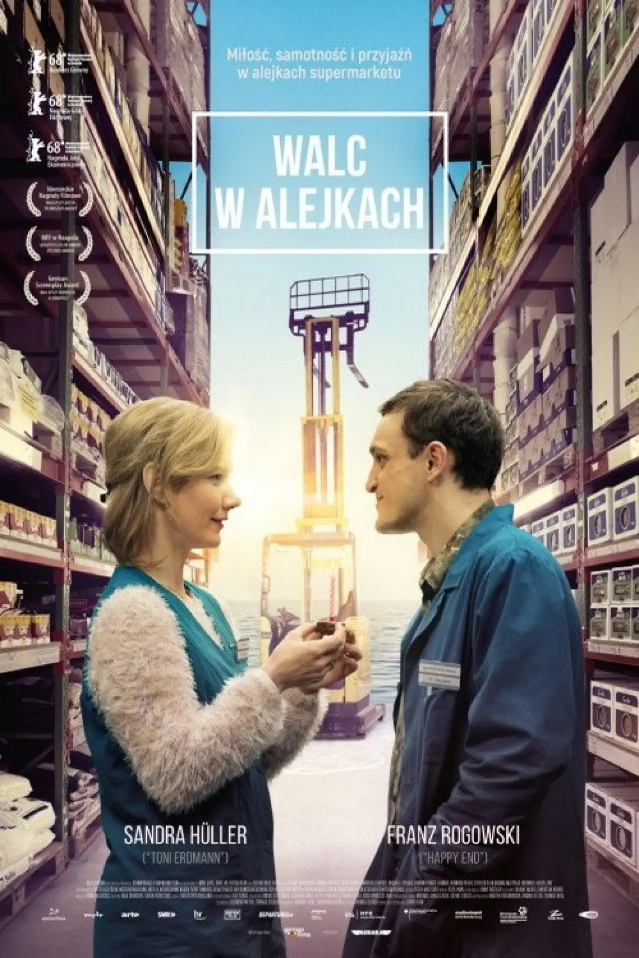 Plakat filmowy "Walc w alejkach"