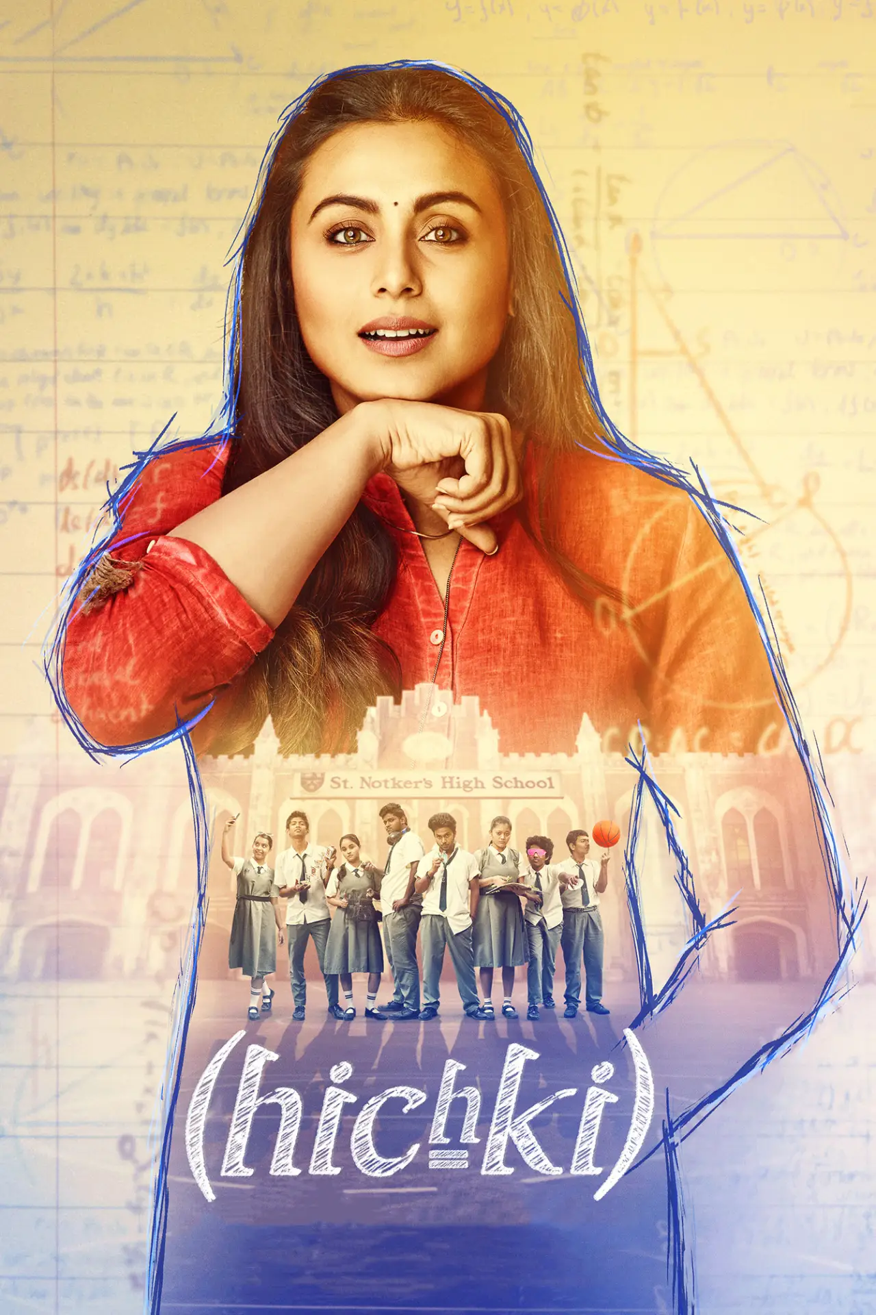 Plakat filmowy "Hichki"