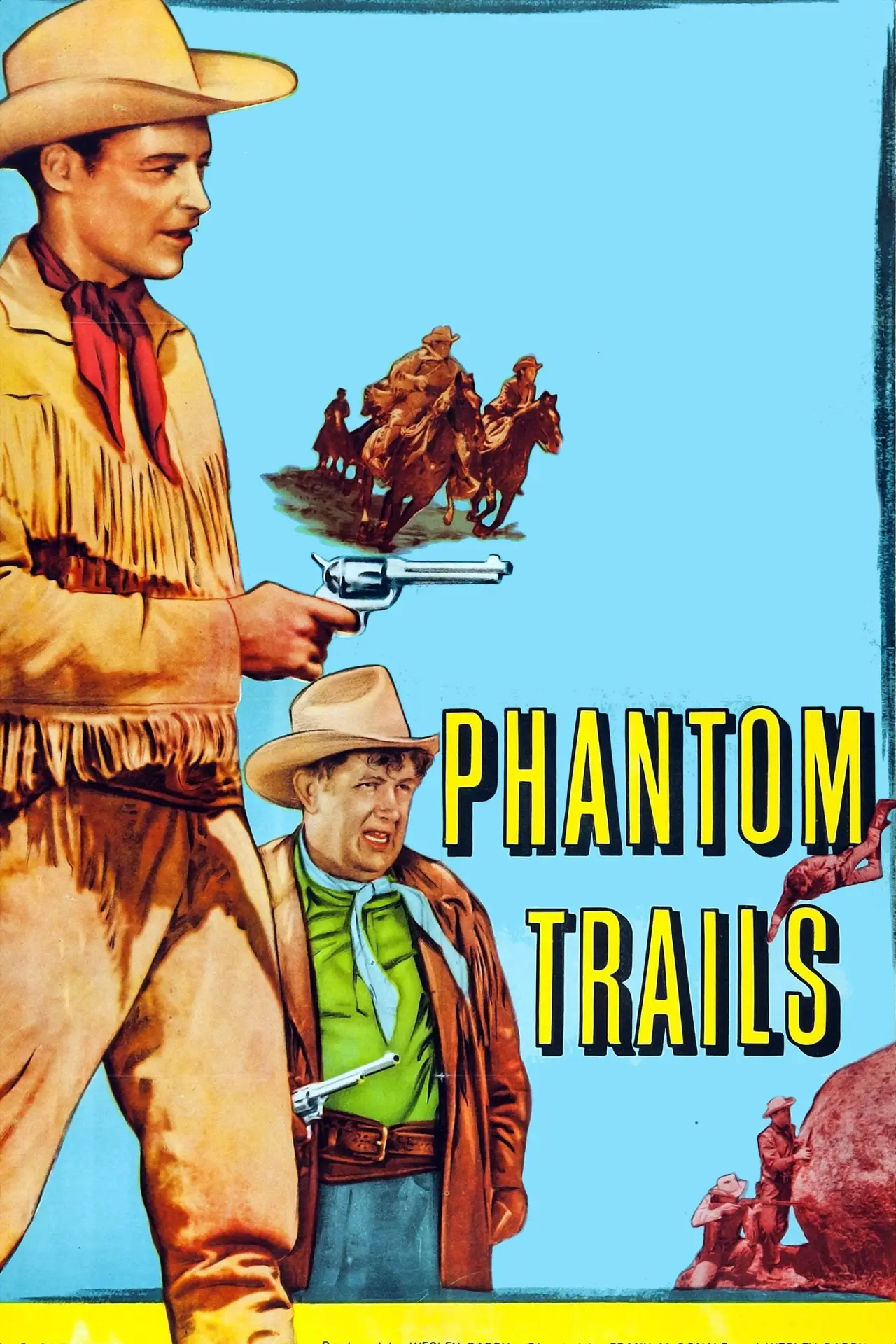Plakat filmowy "Phantom Trails"