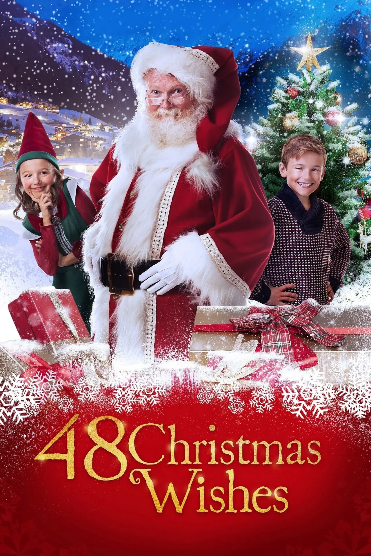 Plakat filmowy "48 świątecznych życzeń"