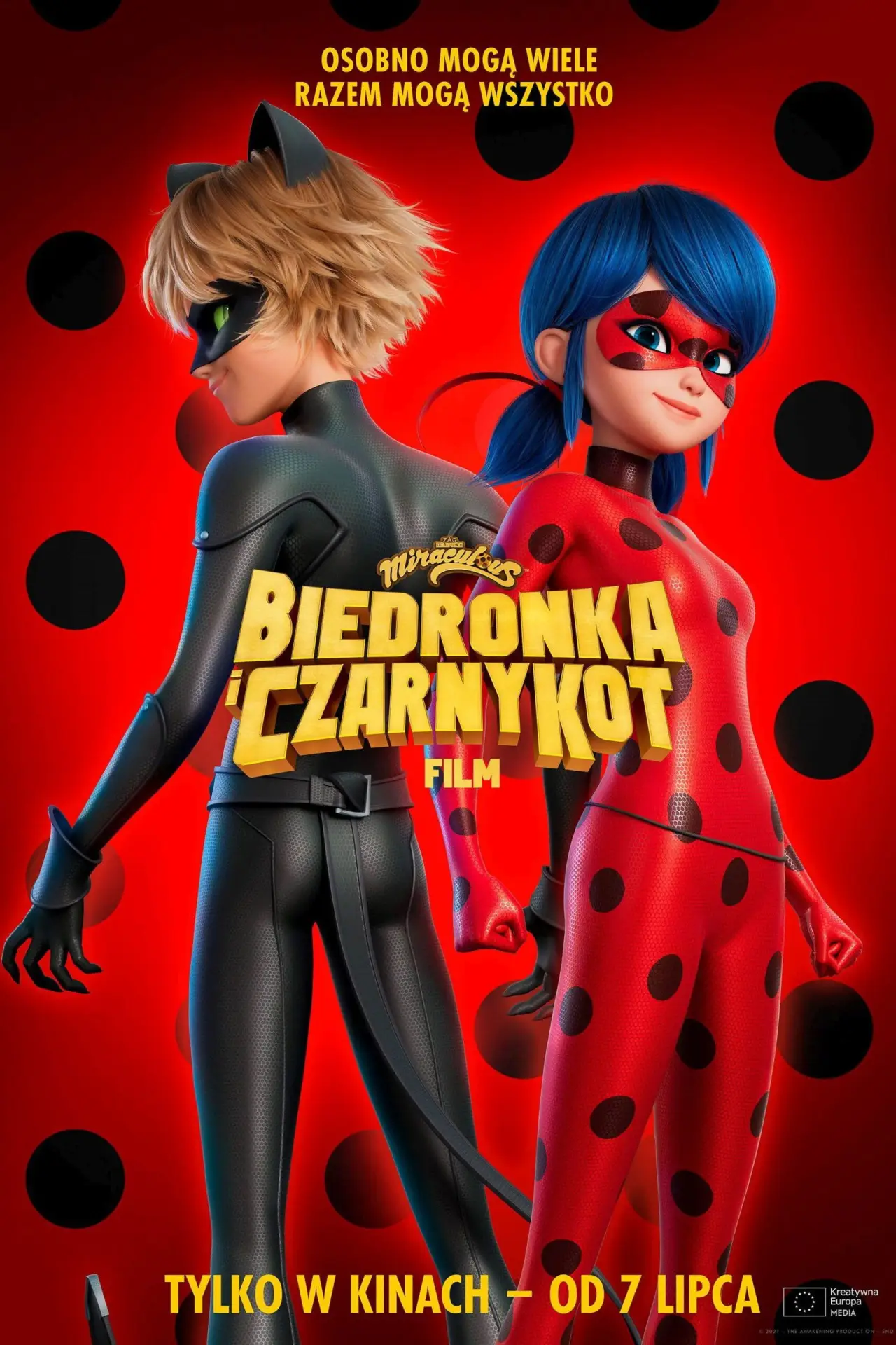 Plakat filmowy "Miraculous: Biedronka i Czarny Kot. Film"