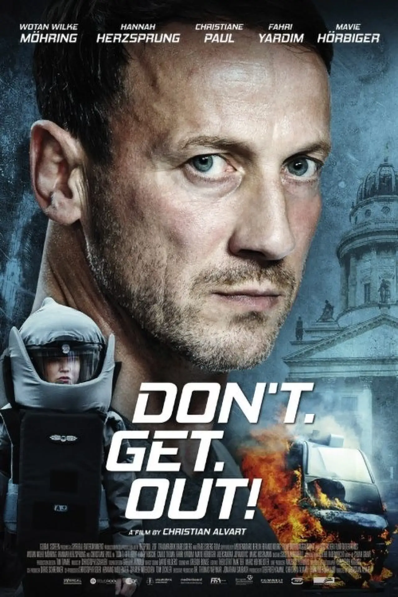 Plakat filmowy "Nie wysiadaj"