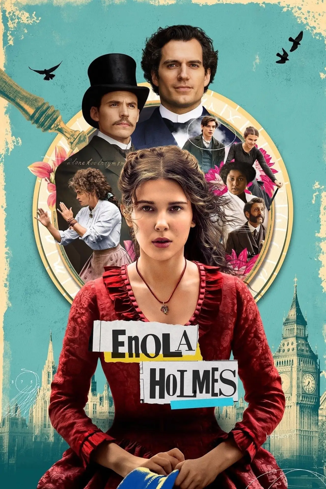 Plakat filmowy "Enola Holmes"