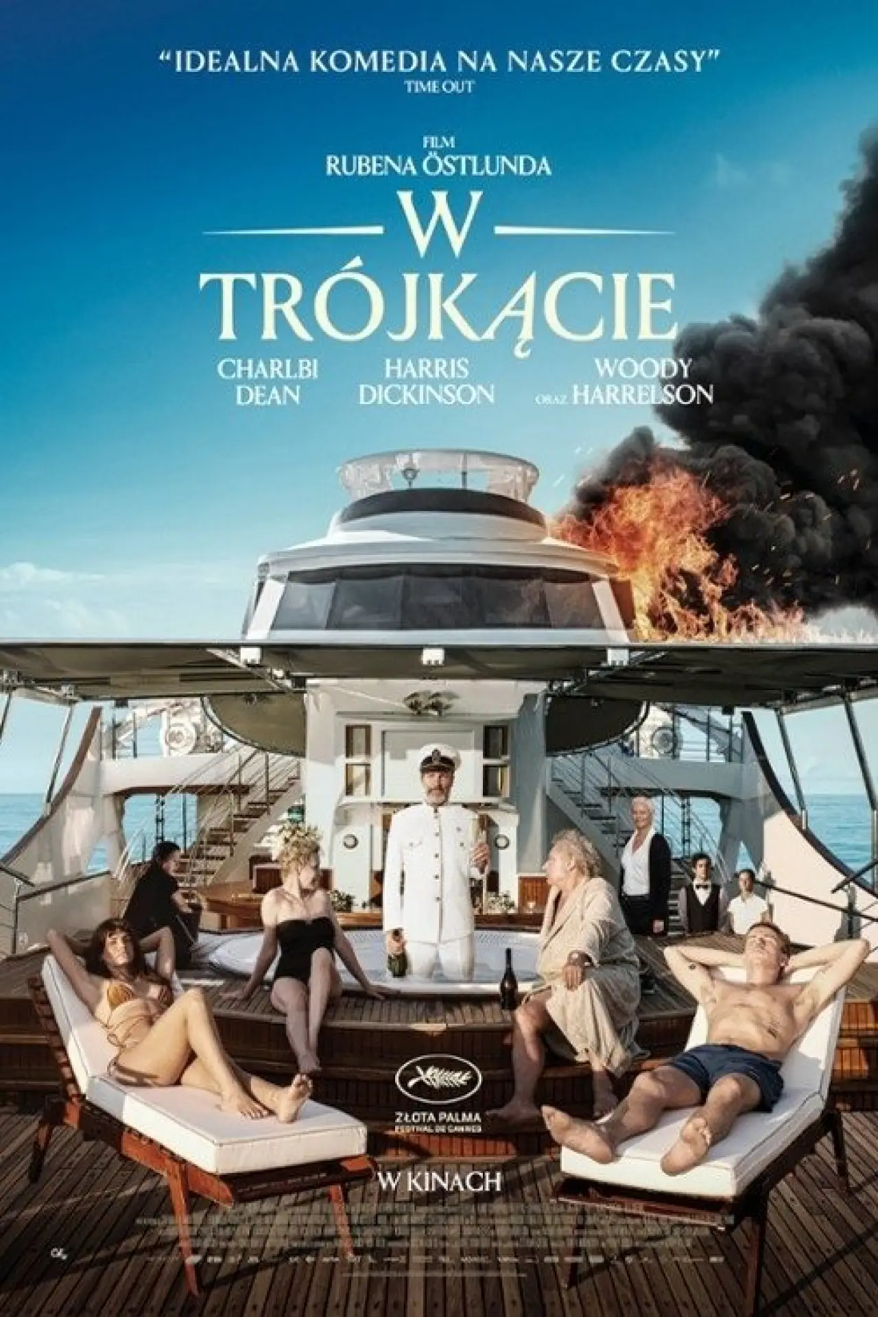 Plakat filmowy "W trójkącie"