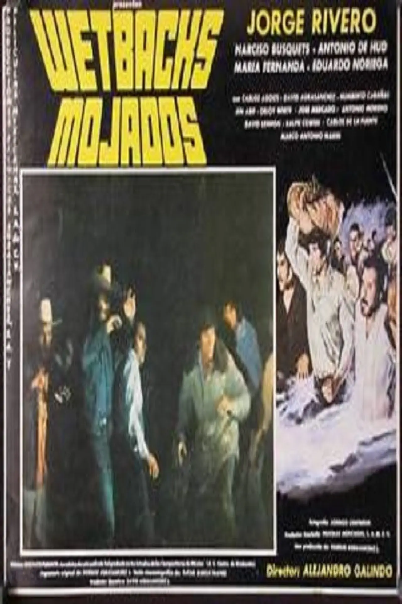 Plakat filmowy "Mojados"