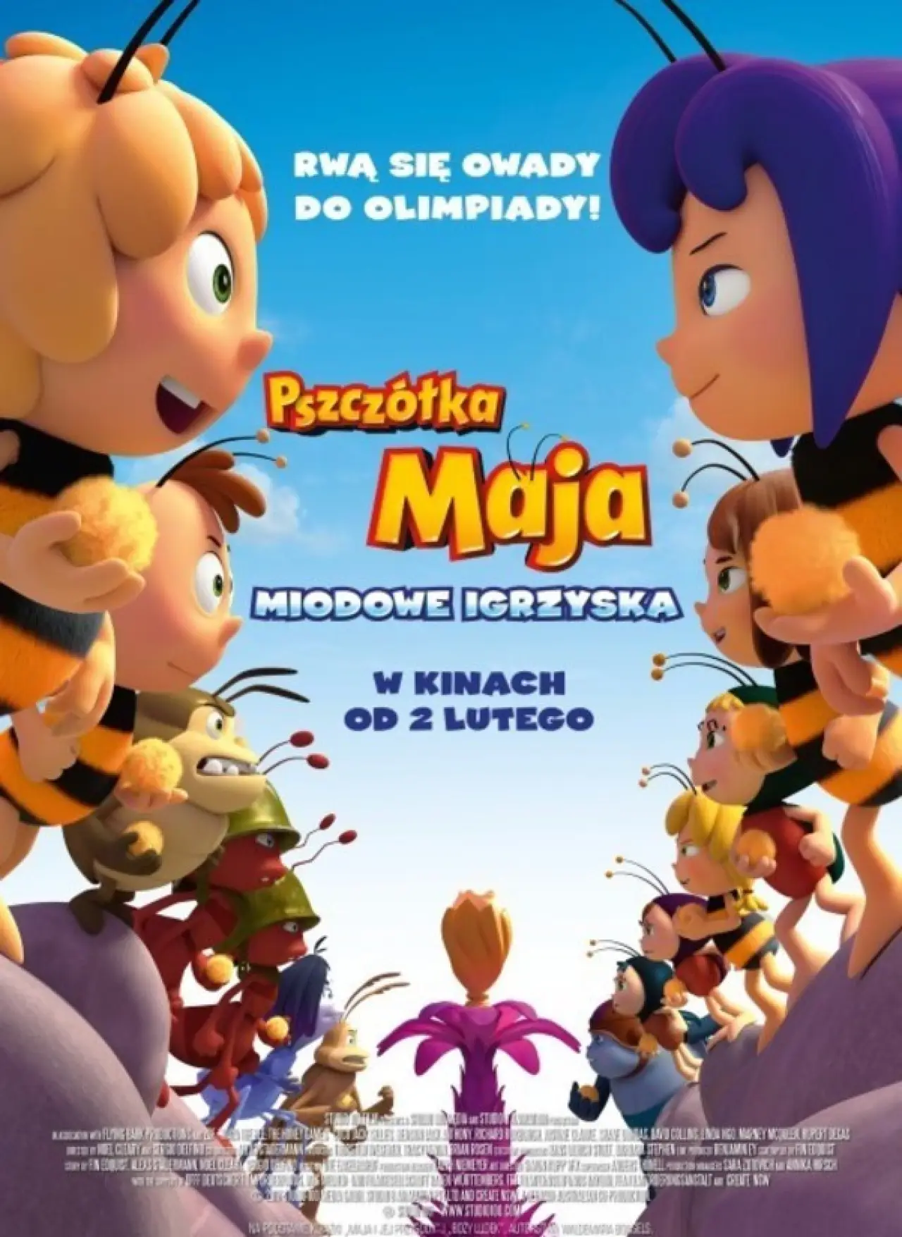 Plakat filmowy "Pszczółka Maja: Miodowe igrzyska"