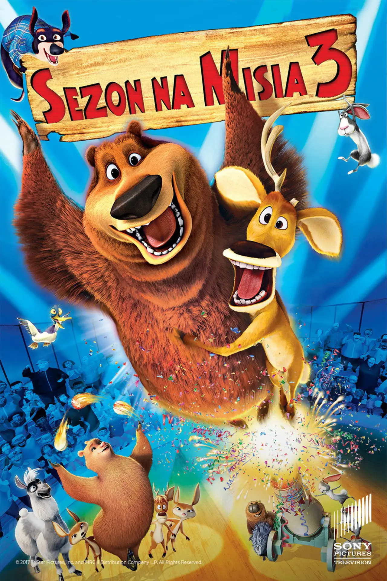 Plakat filmowy "Sezon na misia 3"