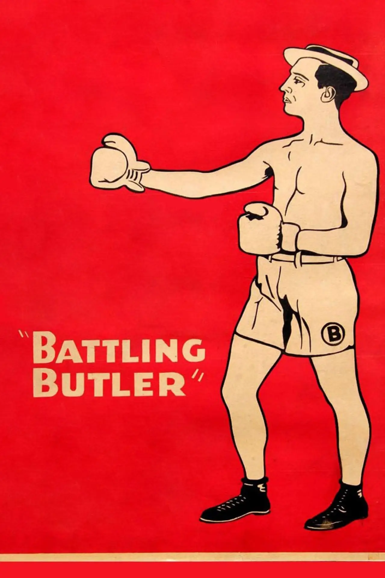 Plakat filmowy "Buster bokserem"