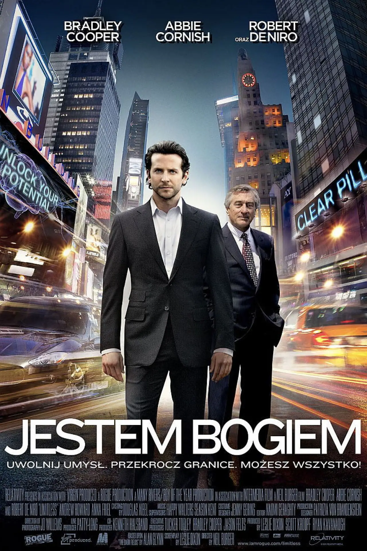 Plakat filmowy "Jestem Bogiem"