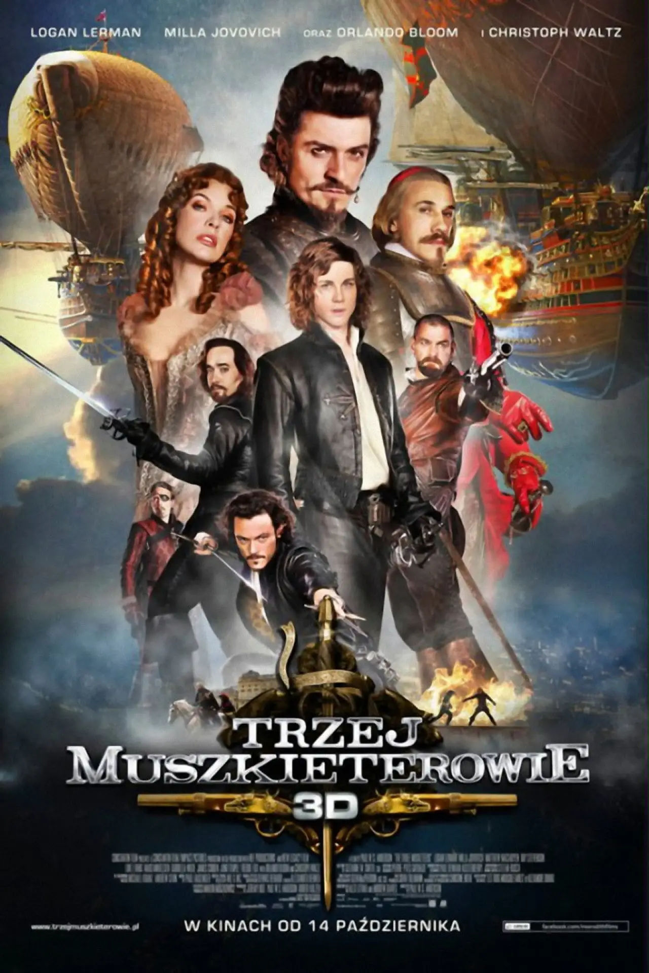 Plakat filmowy "Trzej Muszkieterowie"