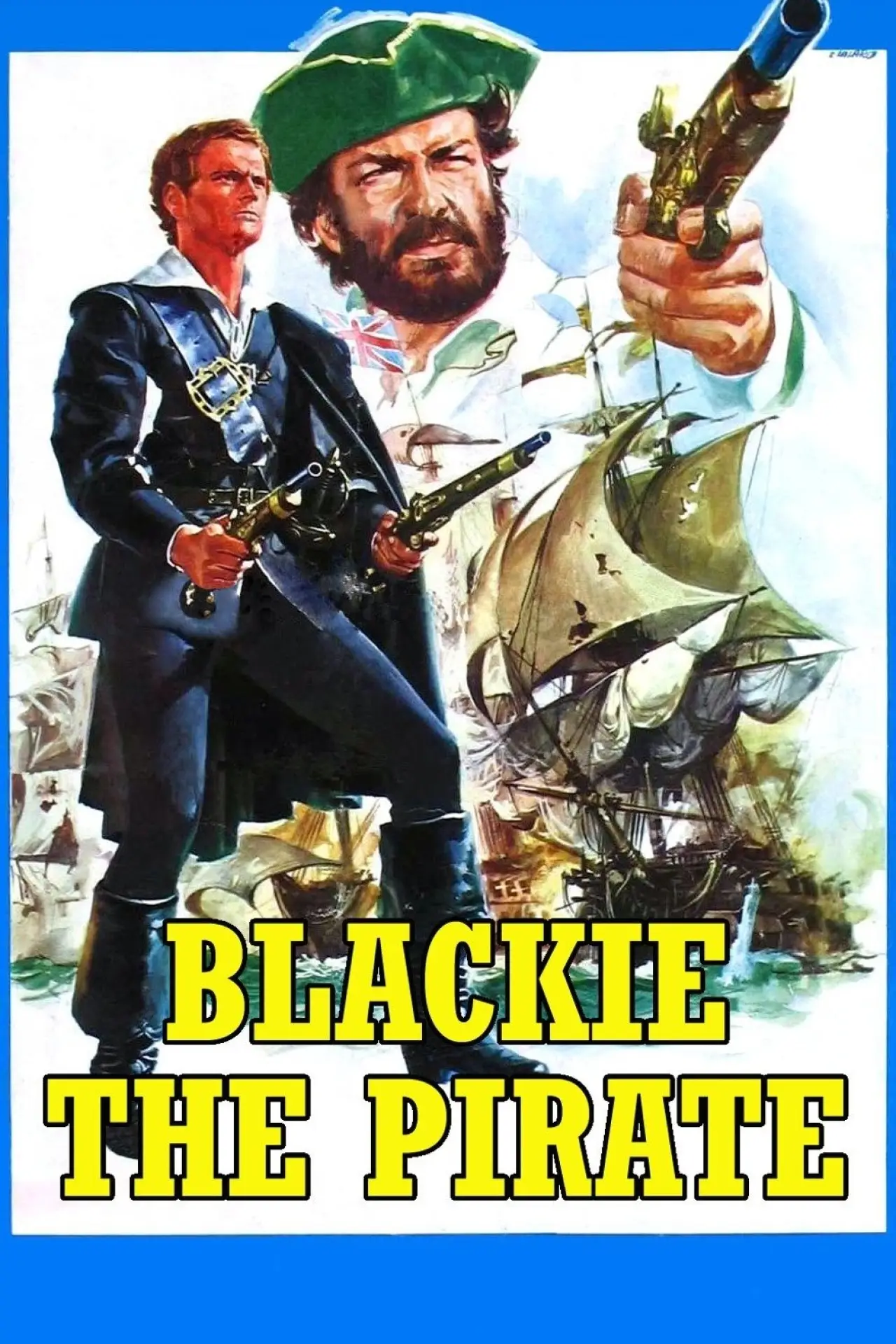 Plakat filmowy "Czarny Pirat"